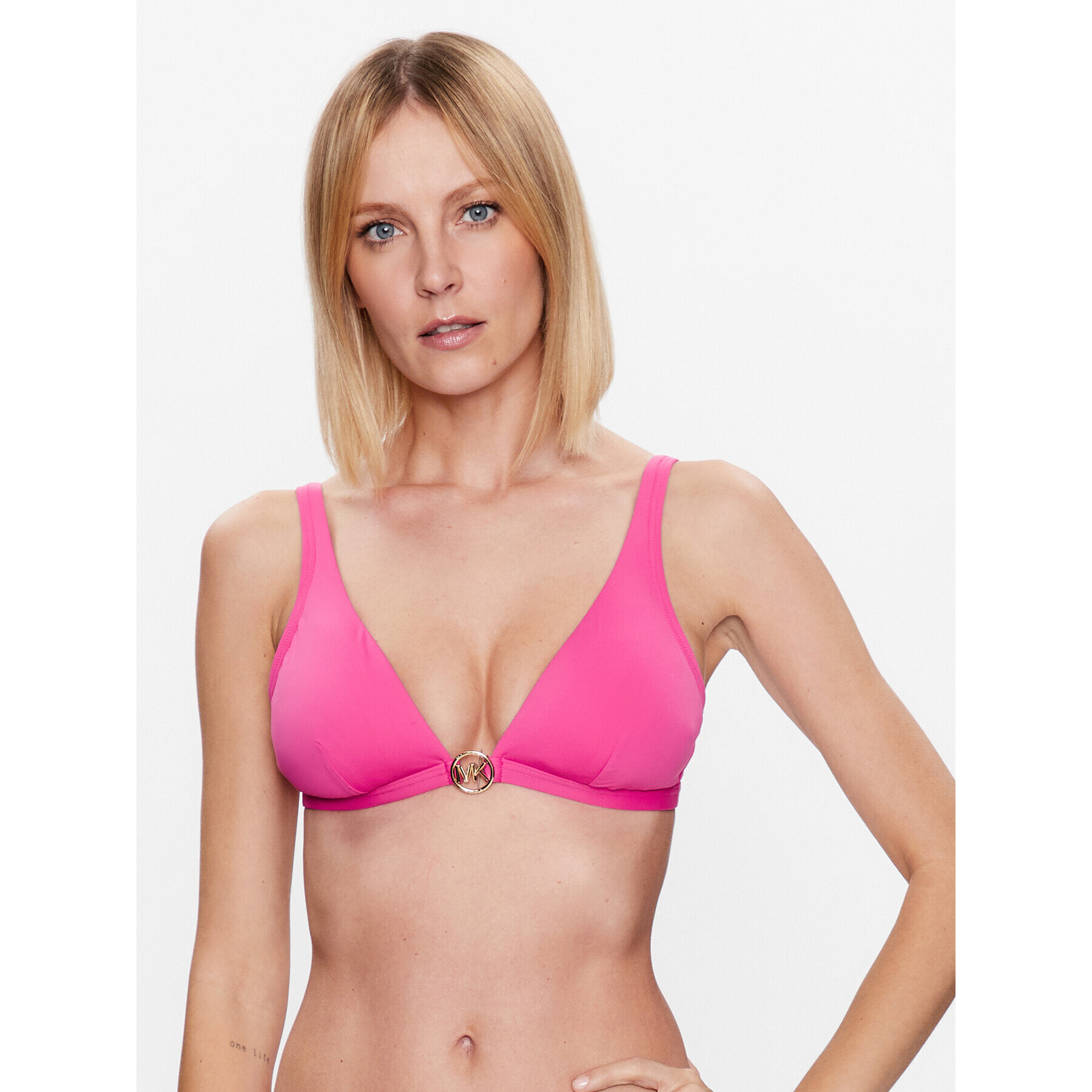 MICHAEL Michael Kors Bikini felső Iconic Solids MM7M509 Rózsaszín - Pepit.hu