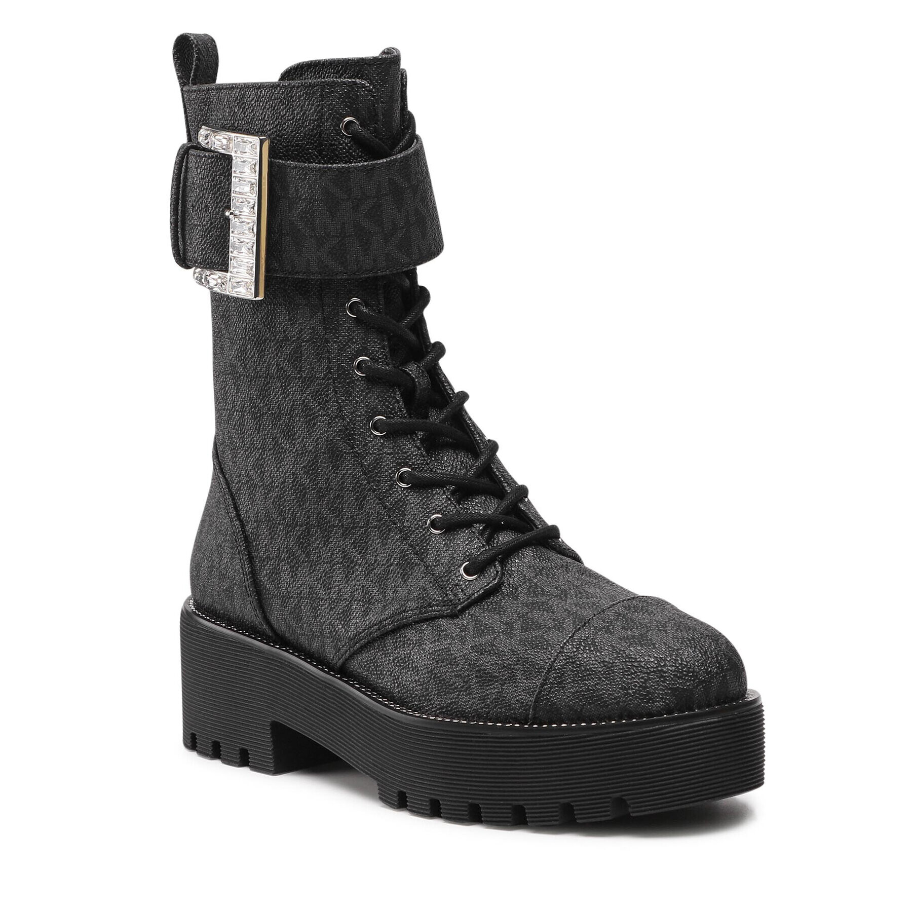 MICHAEL Michael Kors Bokacsizma Bryce Cuff Bootie 40R2BYFE7B Fekete - Pepit.hu