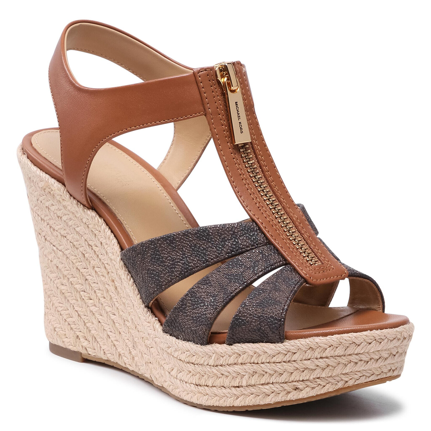 MICHAEL Michael Kors Espadrilles Berkley Wedge 40S1BRMS1B Barna - Pepit.hu