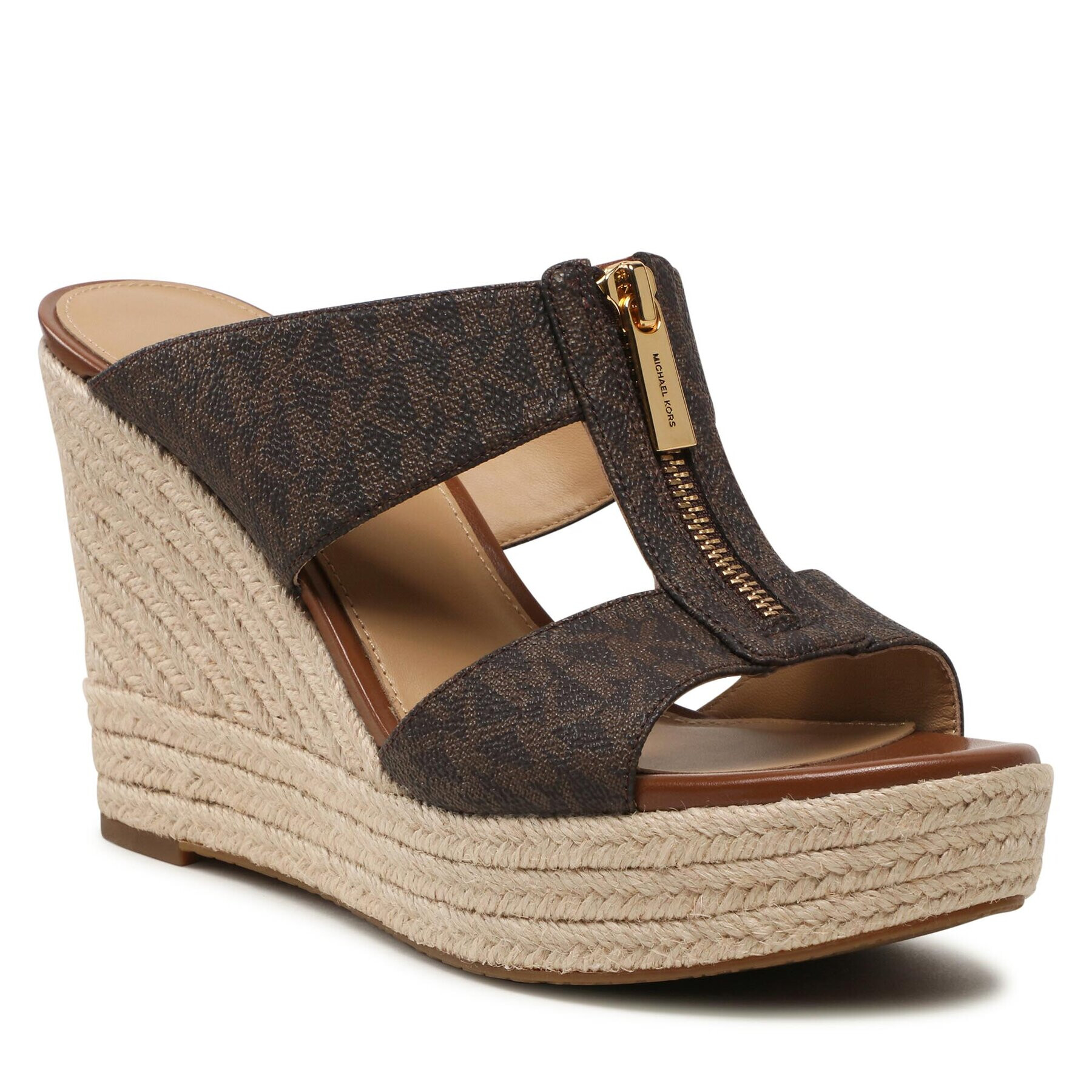 MICHAEL Michael Kors Espadrilles Bradley Mule 40S3BYMS1B Barna - Pepit.hu