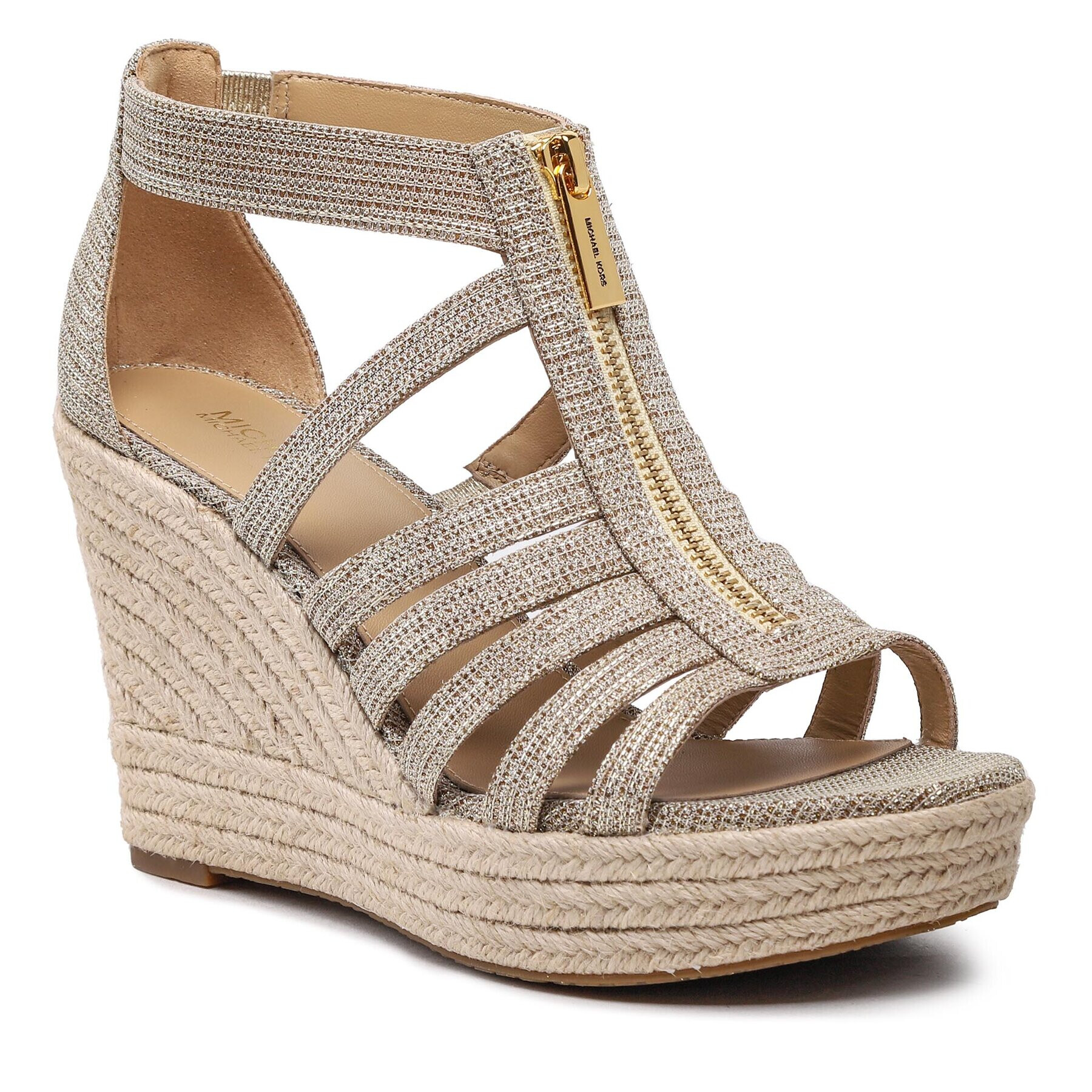 MICHAEL Michael Kors Espadrilles Bradley Wedge 40S3BYMS3D Arany - Pepit.hu