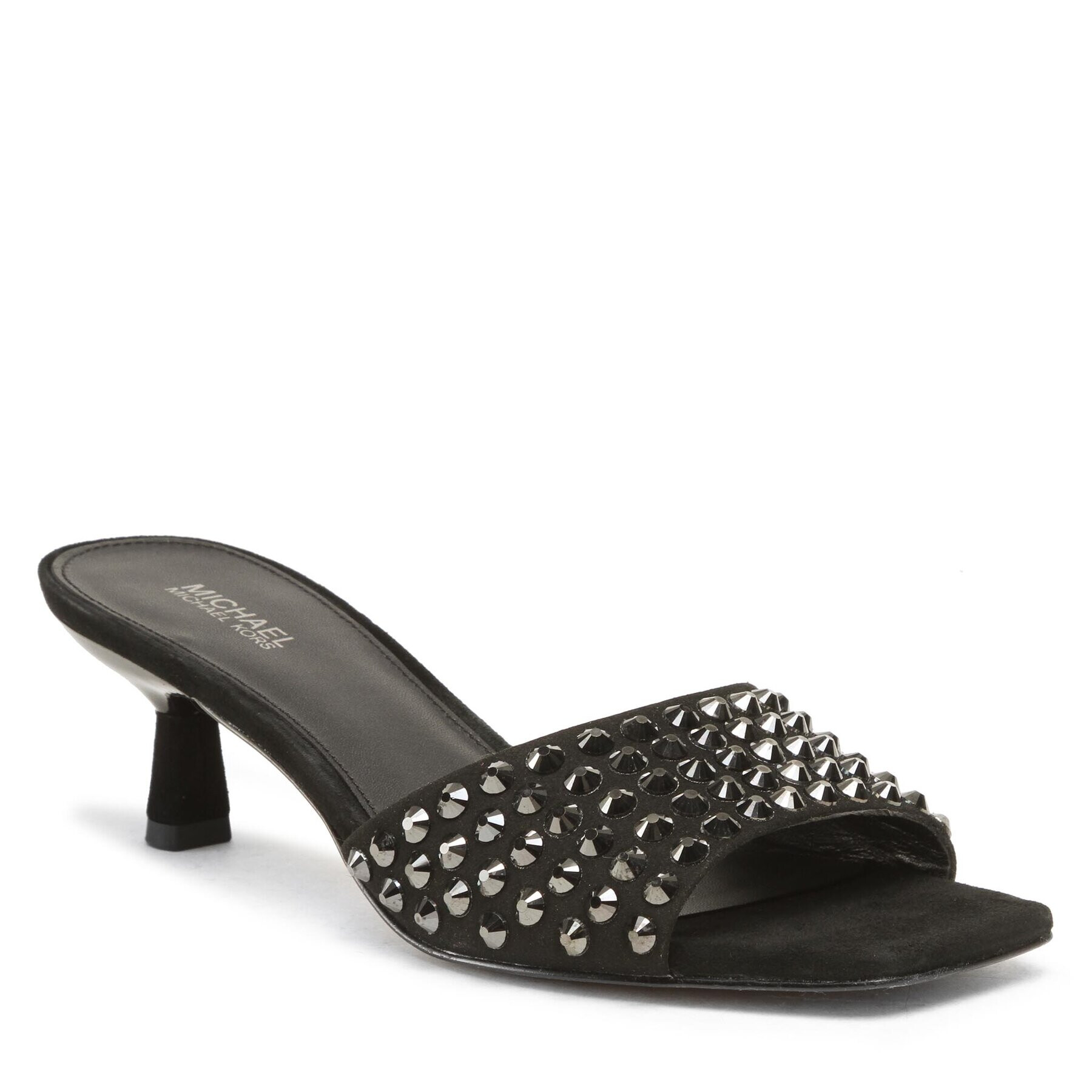 MICHAEL Michael Kors Papucs Amal Kitten Sandal 40F2AMMA2S Fekete - Pepit.hu