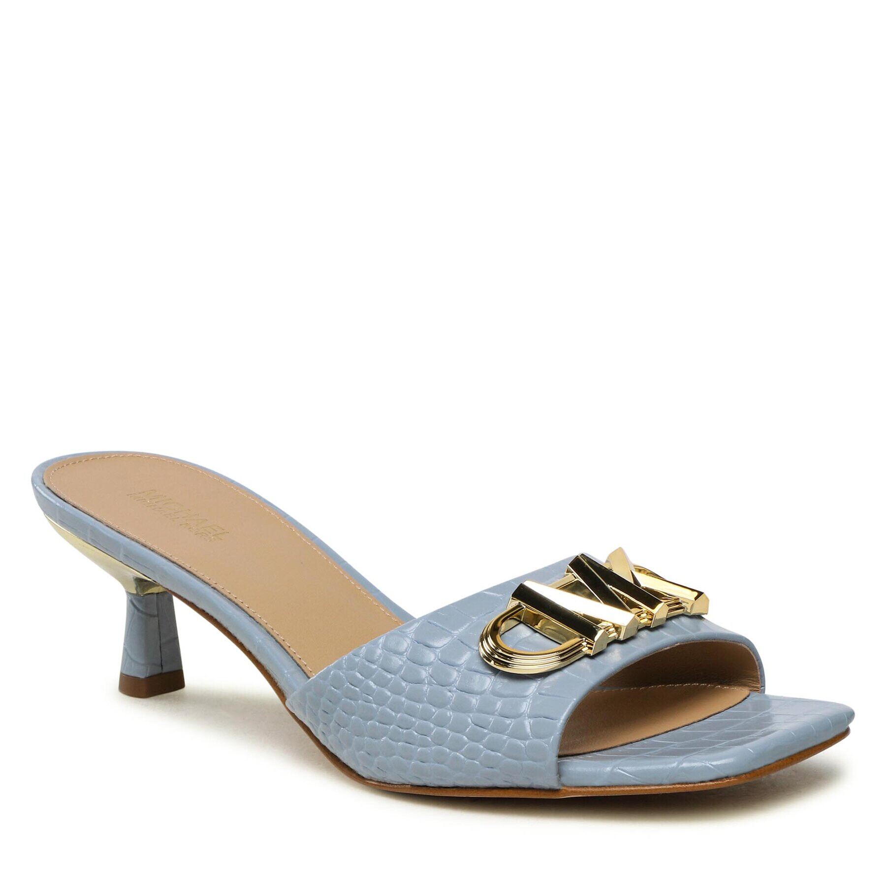 MICHAEL Michael Kors Papucs Amal Kitten Sandal 40S3AMMA1E Kék - Pepit.hu