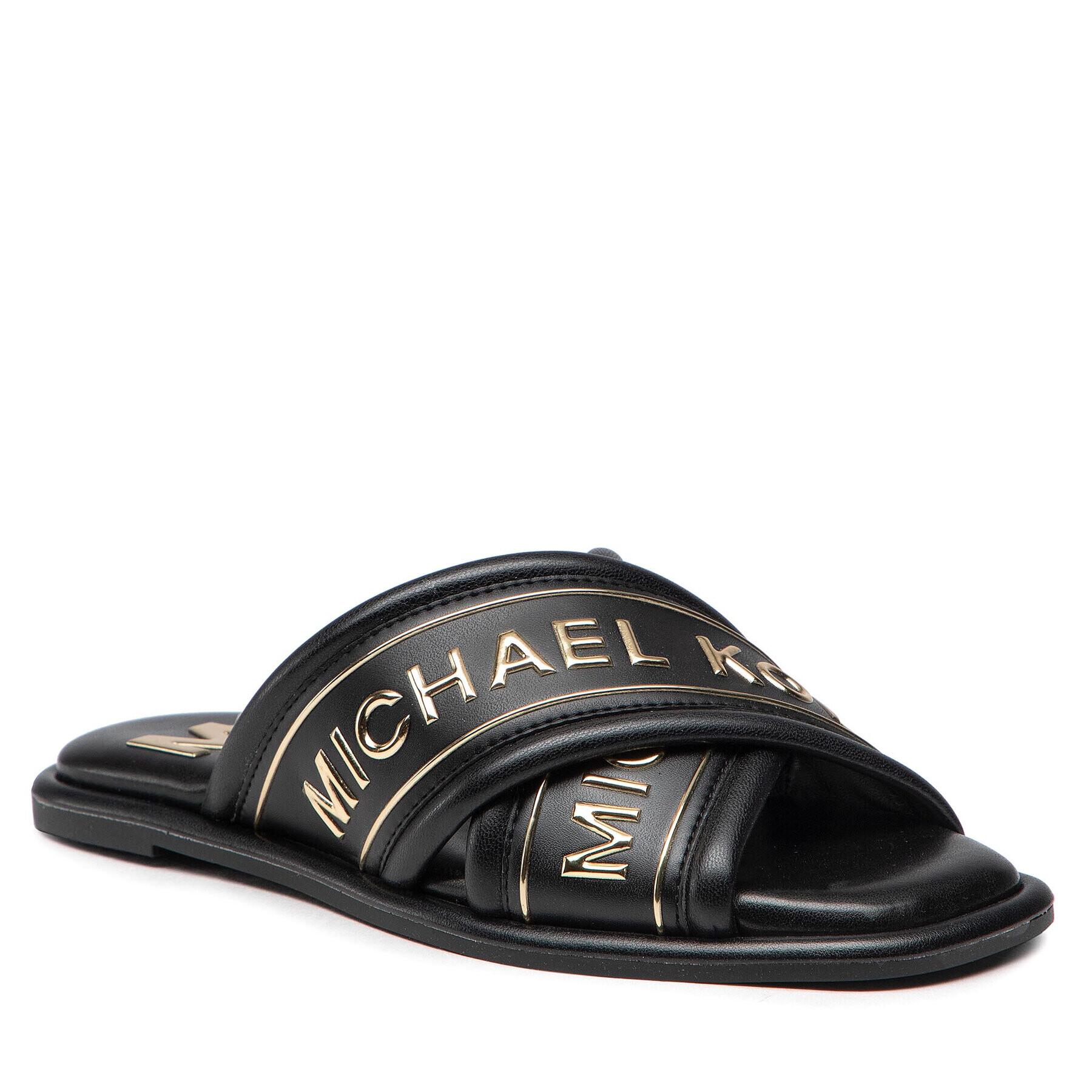 MICHAEL Michael Kors Papucs Gideon Slide 40T2GDFA1L Fekete - Pepit.hu