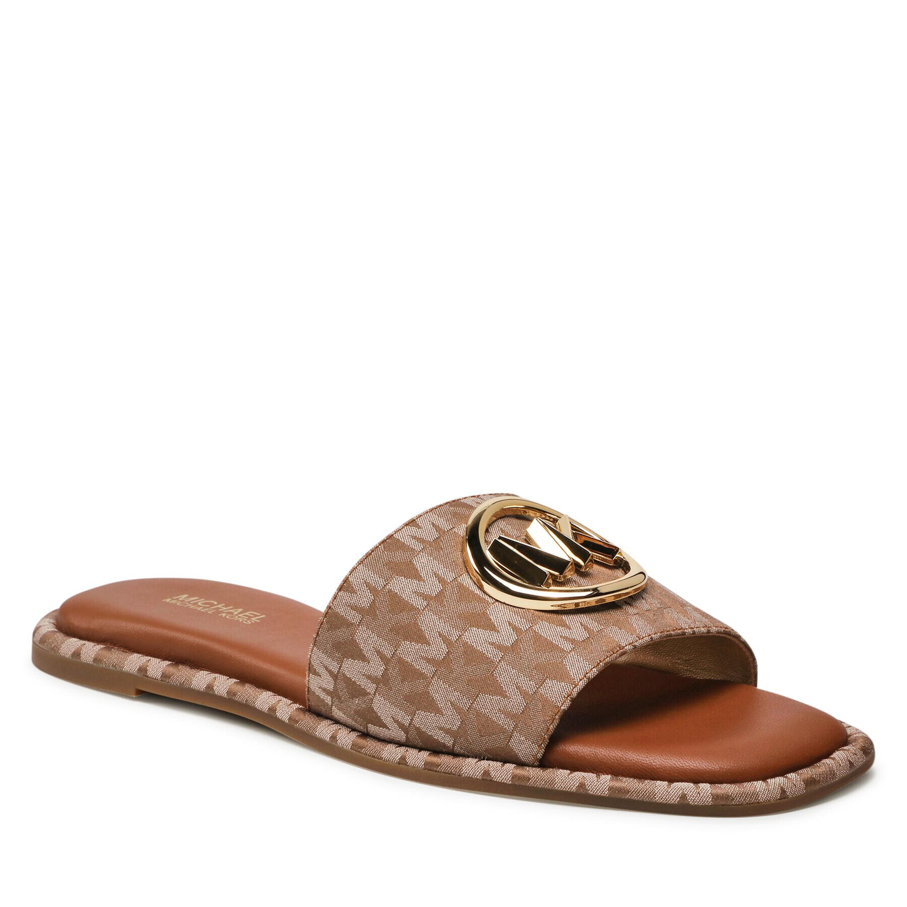 MICHAEL Michael Kors Papucs Hayworth Slide 40S2HAFP1Y Barna - Pepit.hu