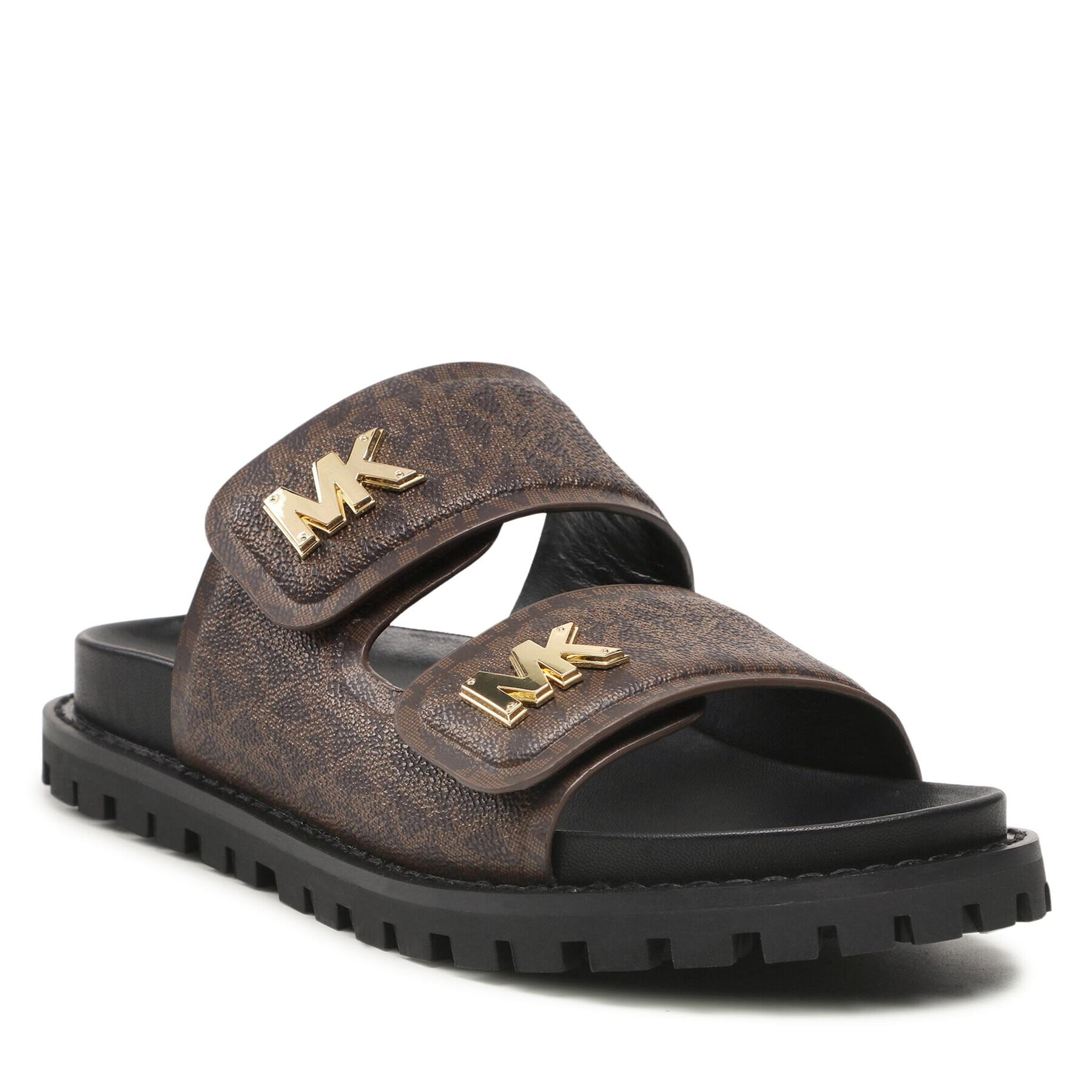 MICHAEL Michael Kors Papucs Stark Slide 40F1BAFA1B Barna - Pepit.hu