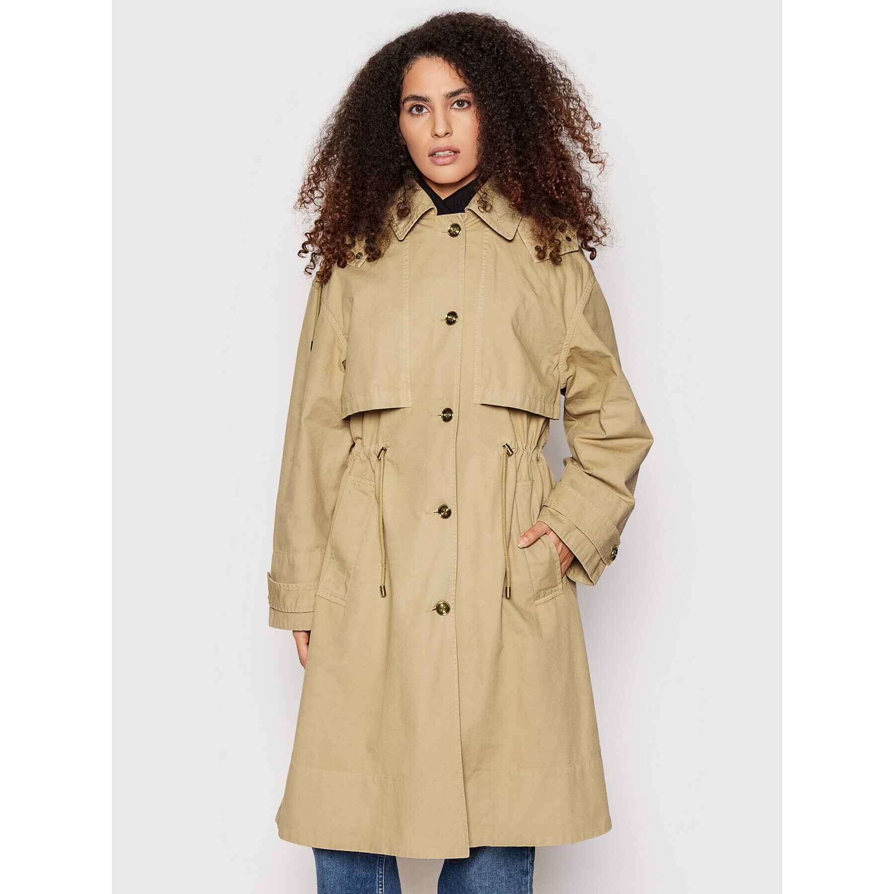 MICHAEL Michael Kors Parka MH1204ED0X Bézs Regular Fit - Pepit.hu