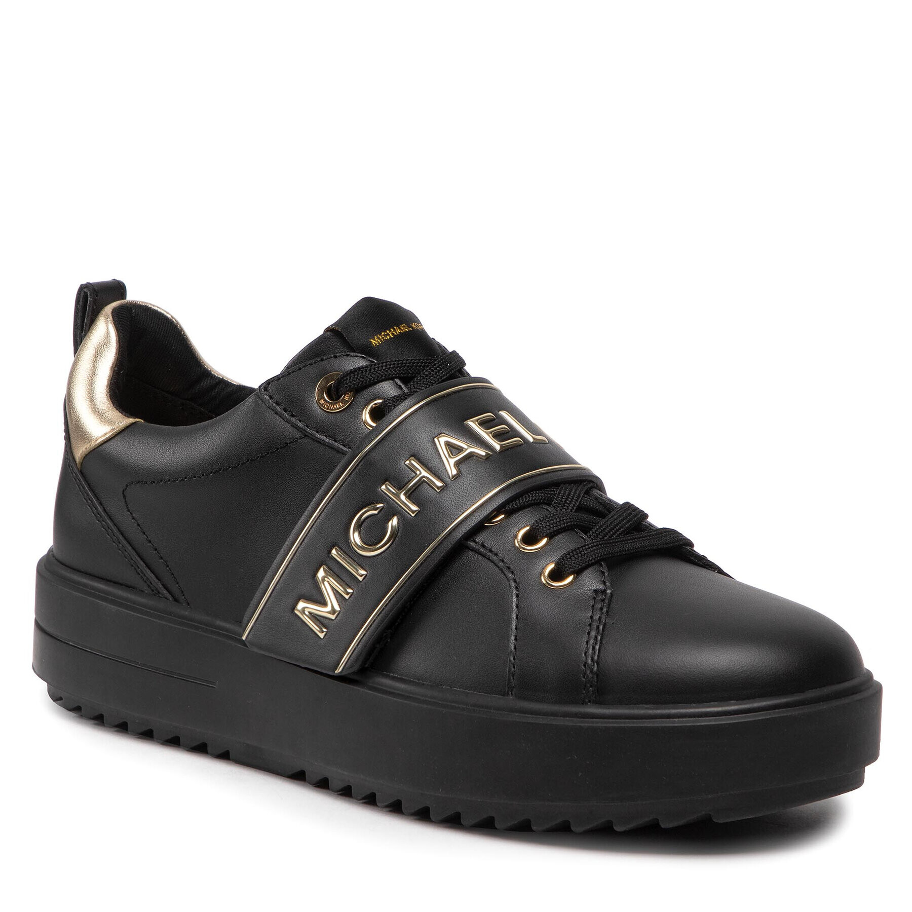 MICHAEL Michael Kors Sportcipő Emmett Strap Lace Up 43T2ETFS1L Fekete - Pepit.hu