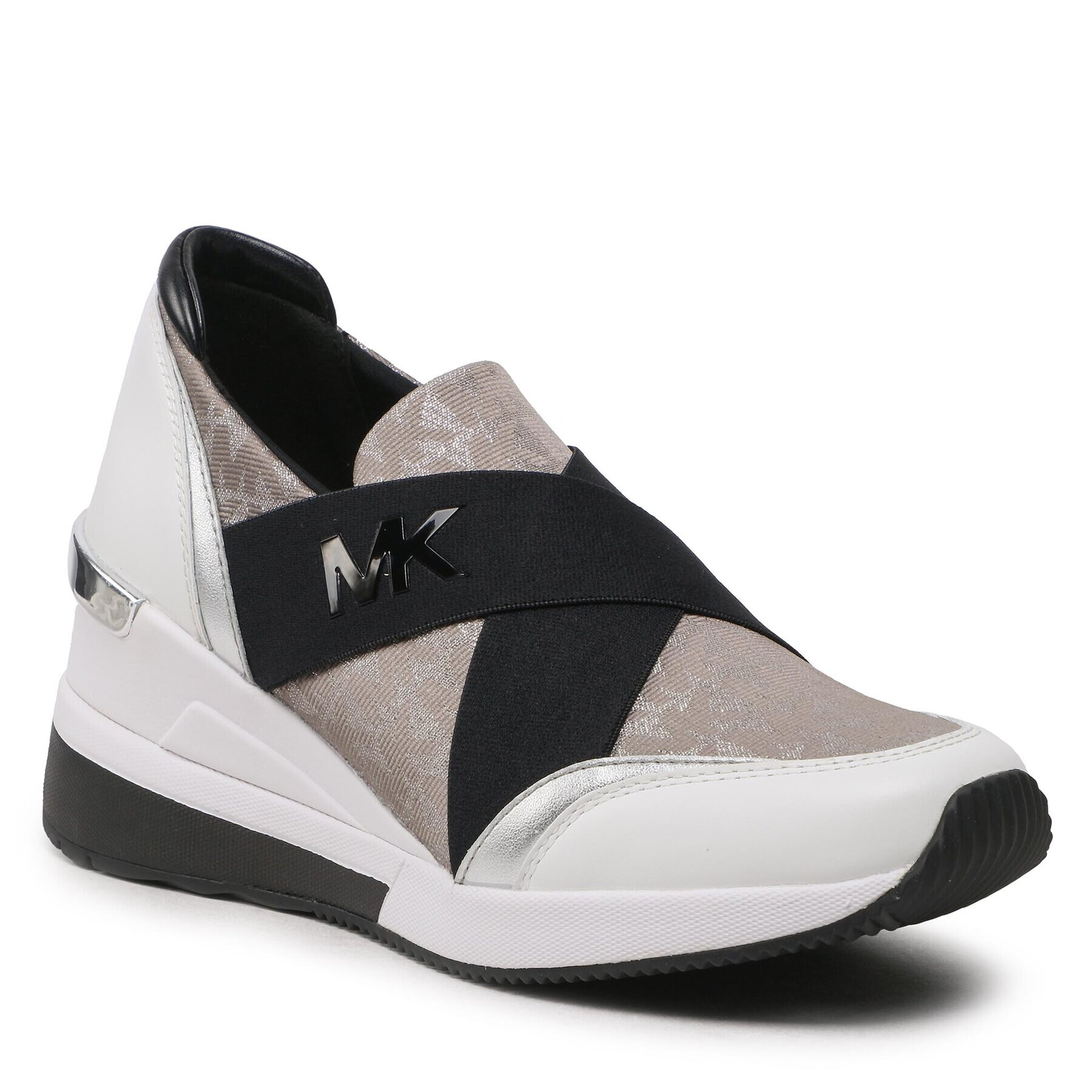 MICHAEL Michael Kors Sportcipő Geena Slip On Trainer 43F2GNFP3Y Ezüst - Pepit.hu