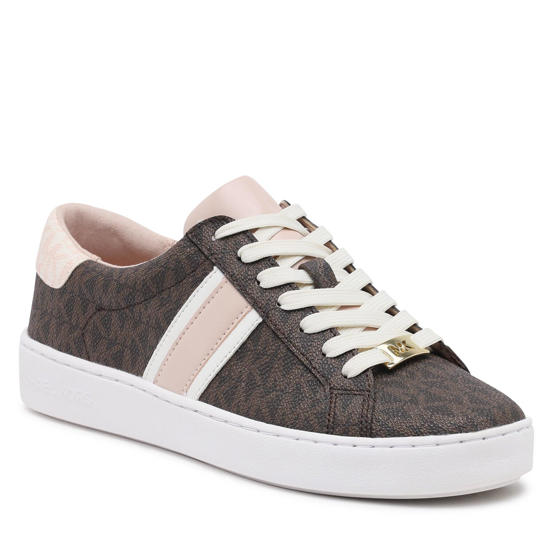 MICHAEL Michael Kors Sportcipő Irving Stripe Lace Up 43F3IRFS1B Barna - Pepit.hu