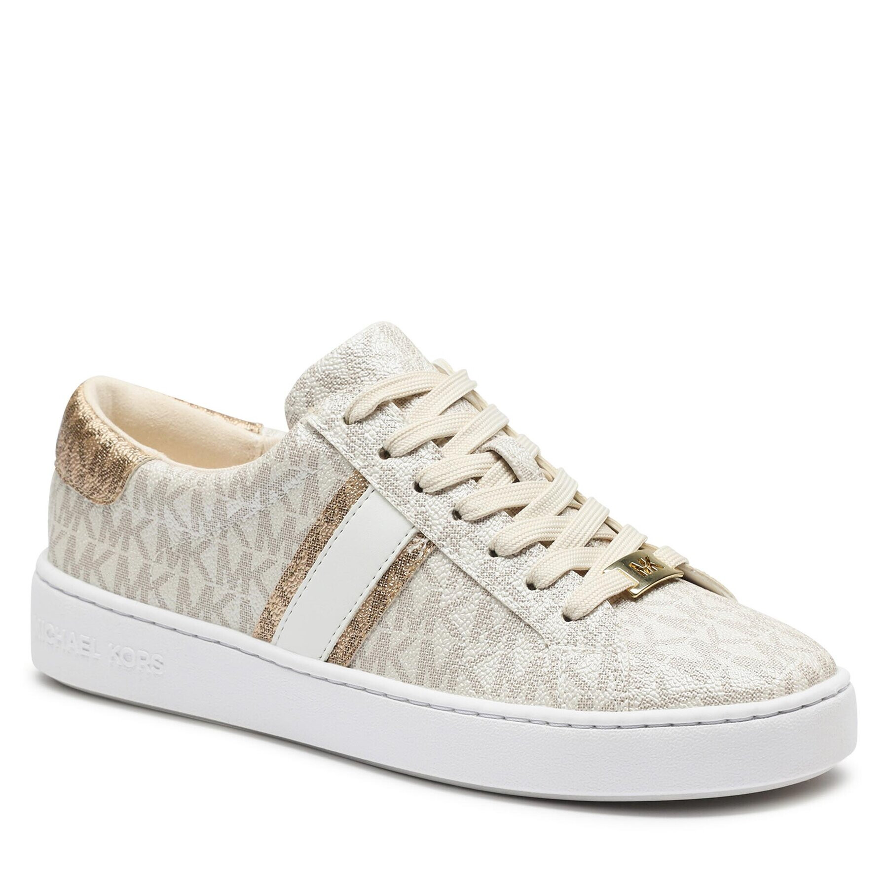 MICHAEL Michael Kors Sportcipő Irving Stripe Lace Up 43F3IRFS2B Ekru - Pepit.hu