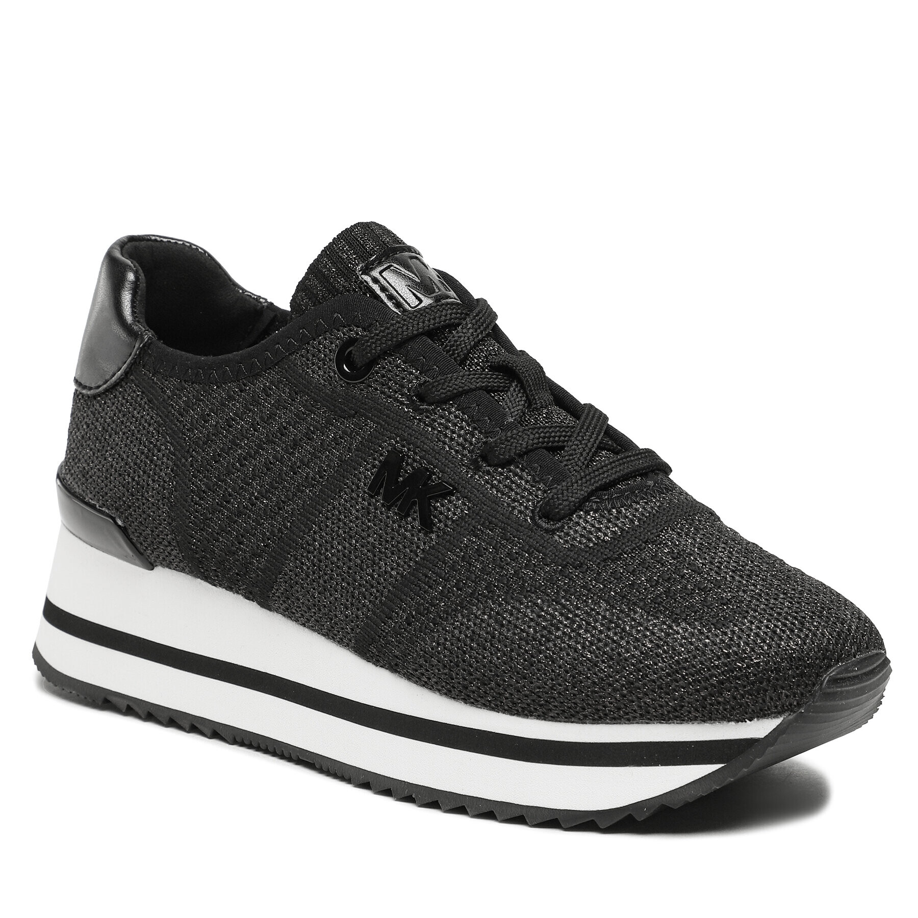 MICHAEL Michael Kors Sportcipő Monique Knit Trainer 43F3MQFSAM Fekete - Pepit.hu