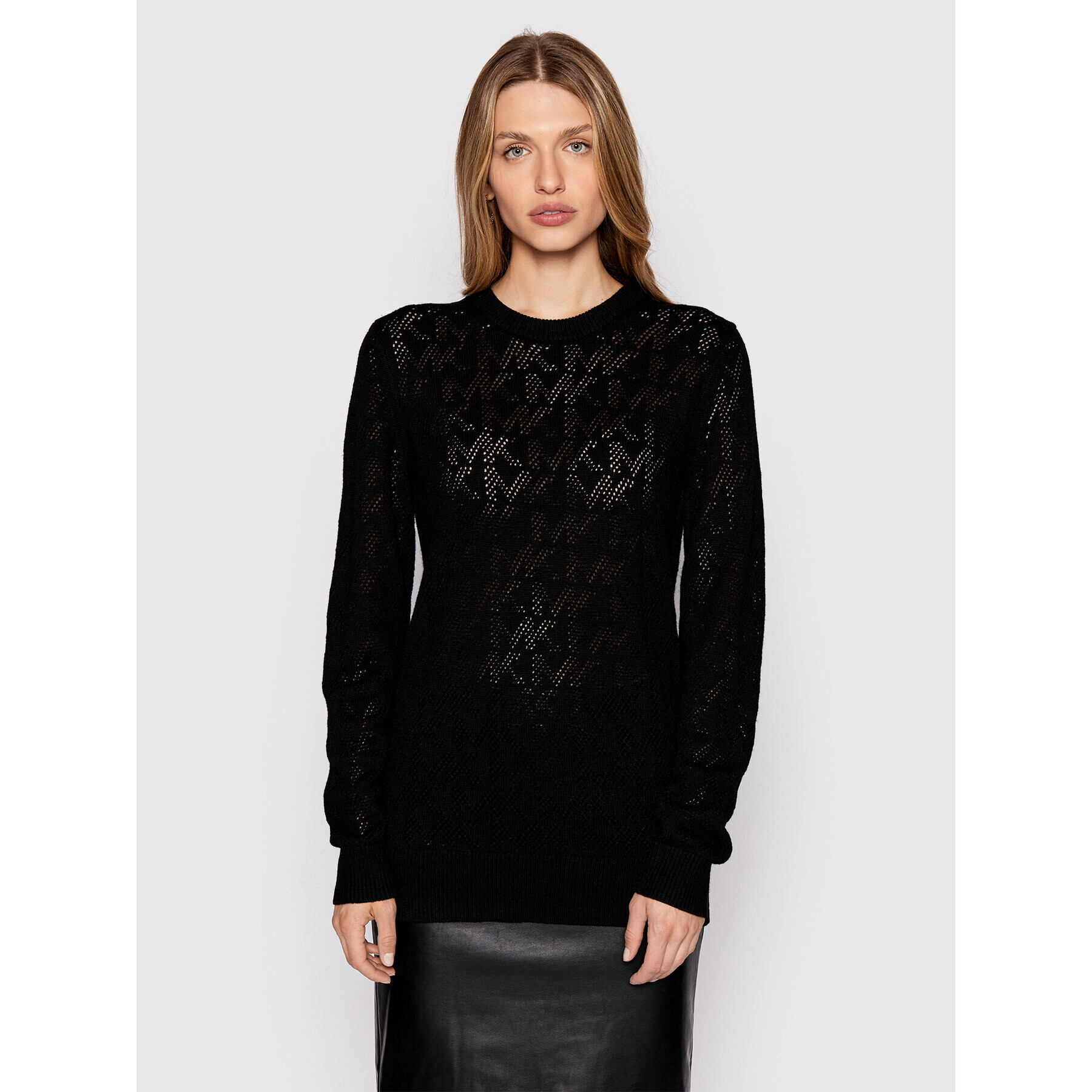 MICHAEL Michael Kors Sweater MU260DBCSN Fekete Relaxed Fit - Pepit.hu