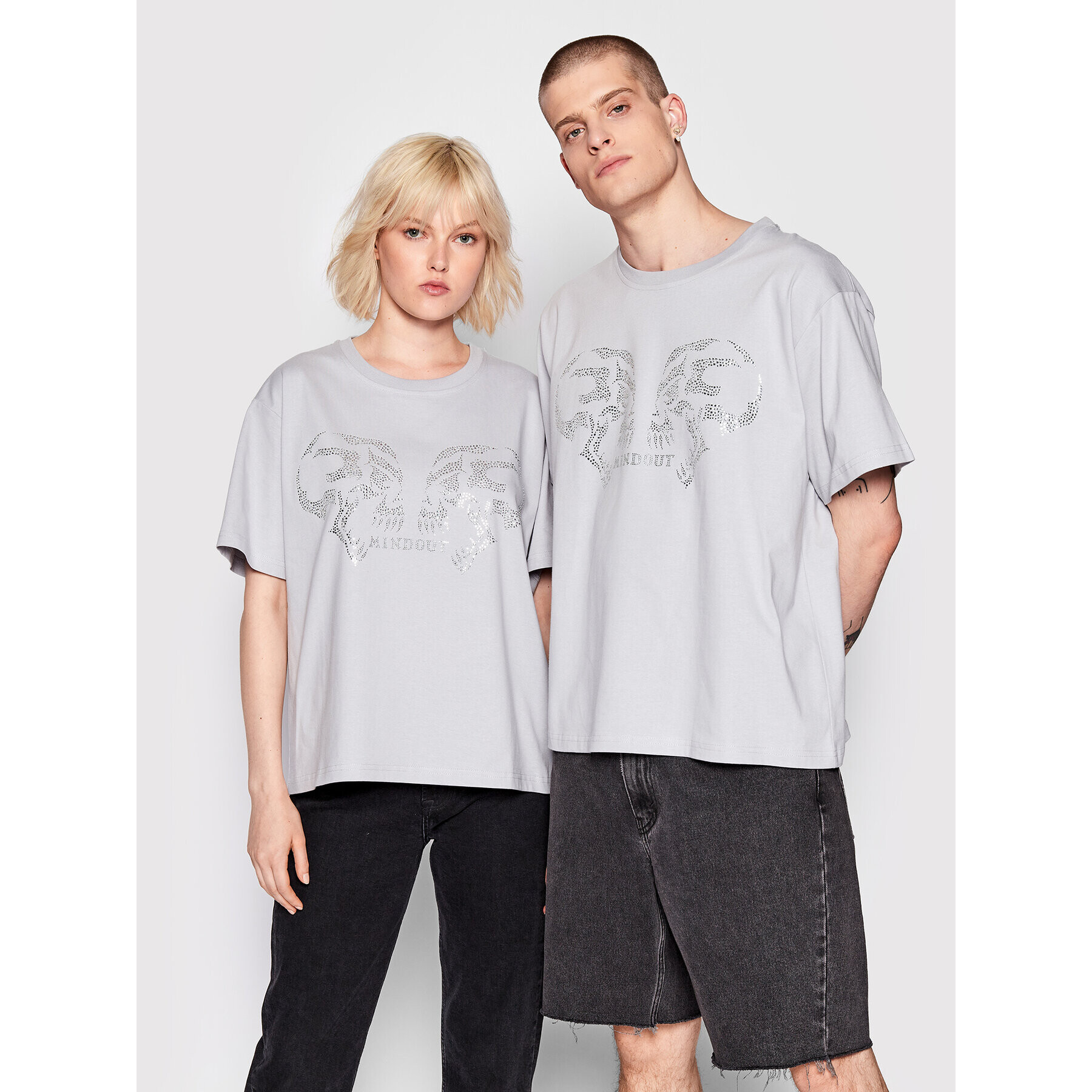 Mindout Póló Unisex Szürke Oversize - Pepit.hu