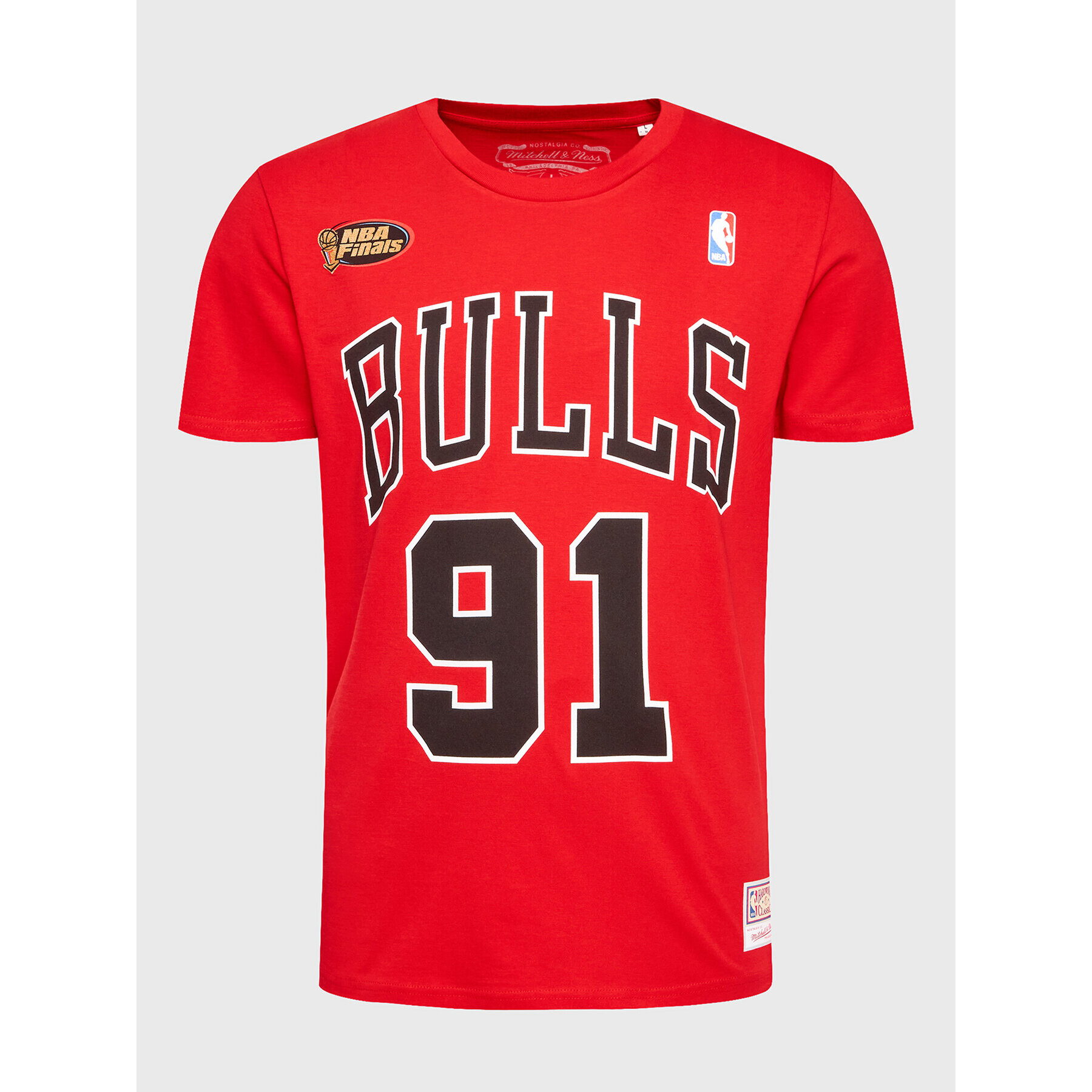 Mitchell & Ness Póló BMTRINTL1074 Piros Regular Fit - Pepit.hu