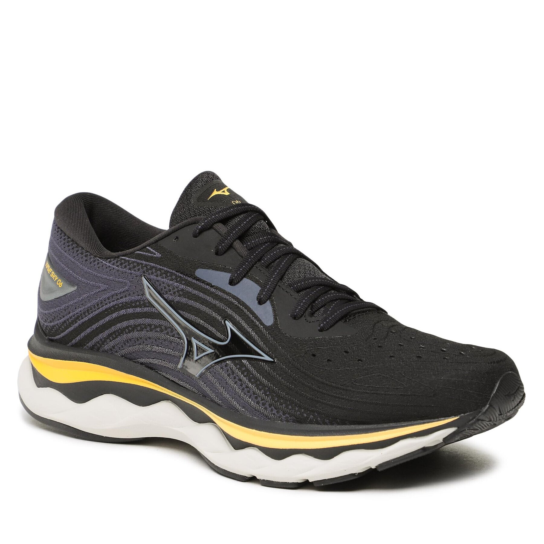 Mizuno Cipő Wave Sky 6 J1GC220202 Fekete - Pepit.hu