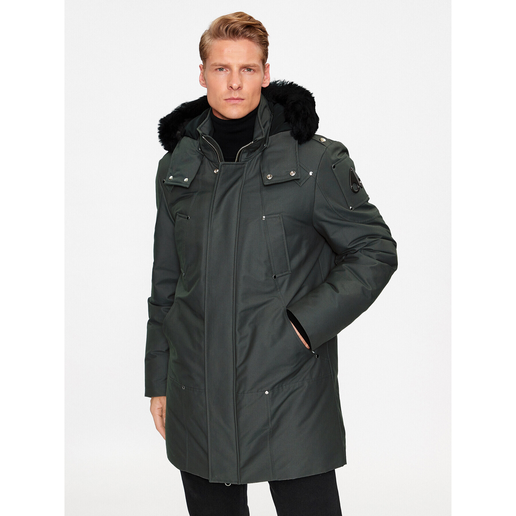 Moose Knuckles Parka Original Stirling M32MP261S Zöld Regular Fit - Pepit.hu