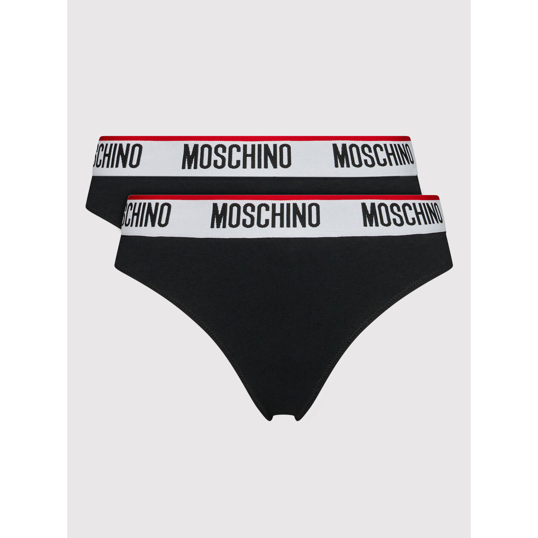 MOSCHINO Underwear & Swim 2 db brazil alsó 4745 9003 Fekete - Pepit.hu