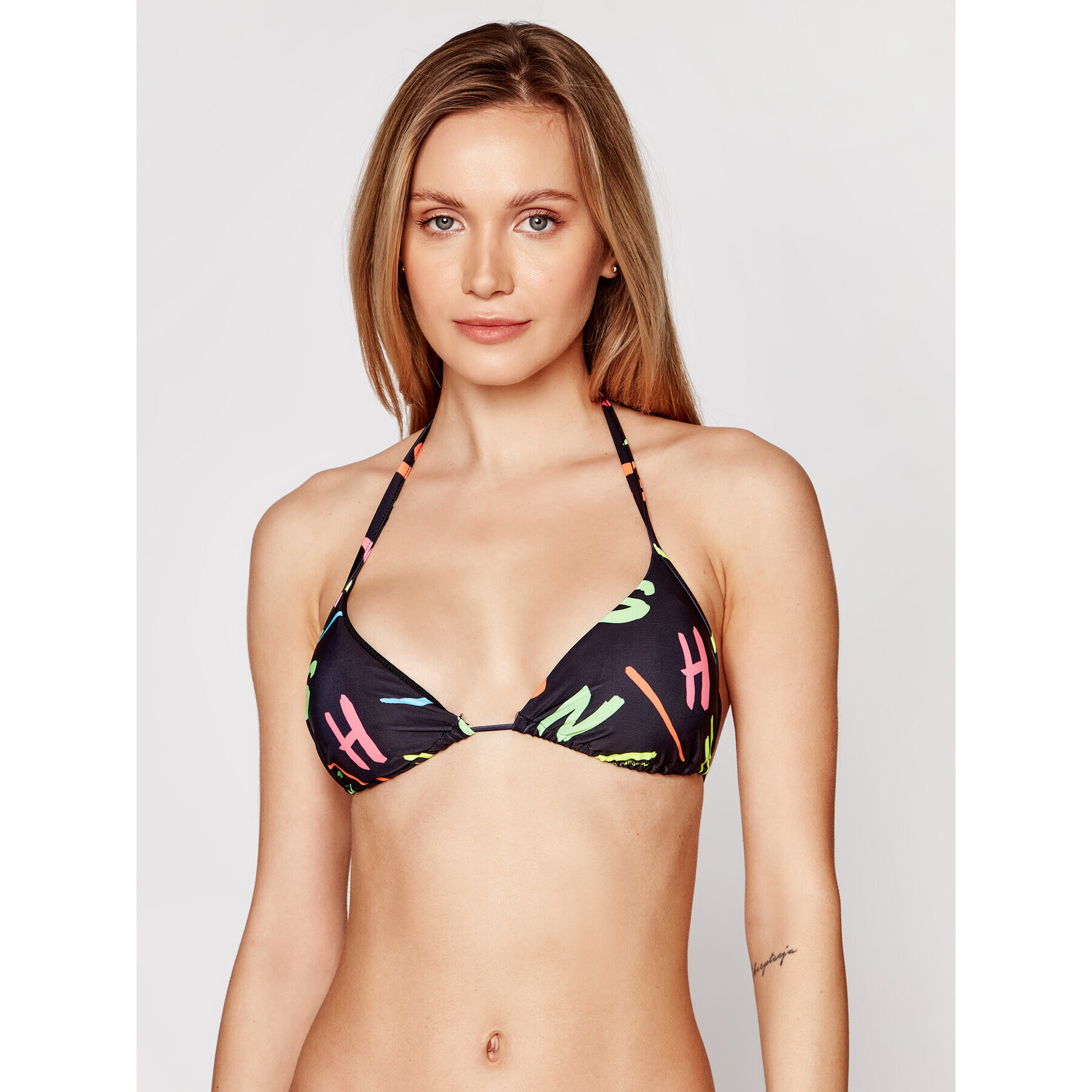 MOSCHINO Underwear & Swim Bikini felső A5711 2110 Fekete - Pepit.hu