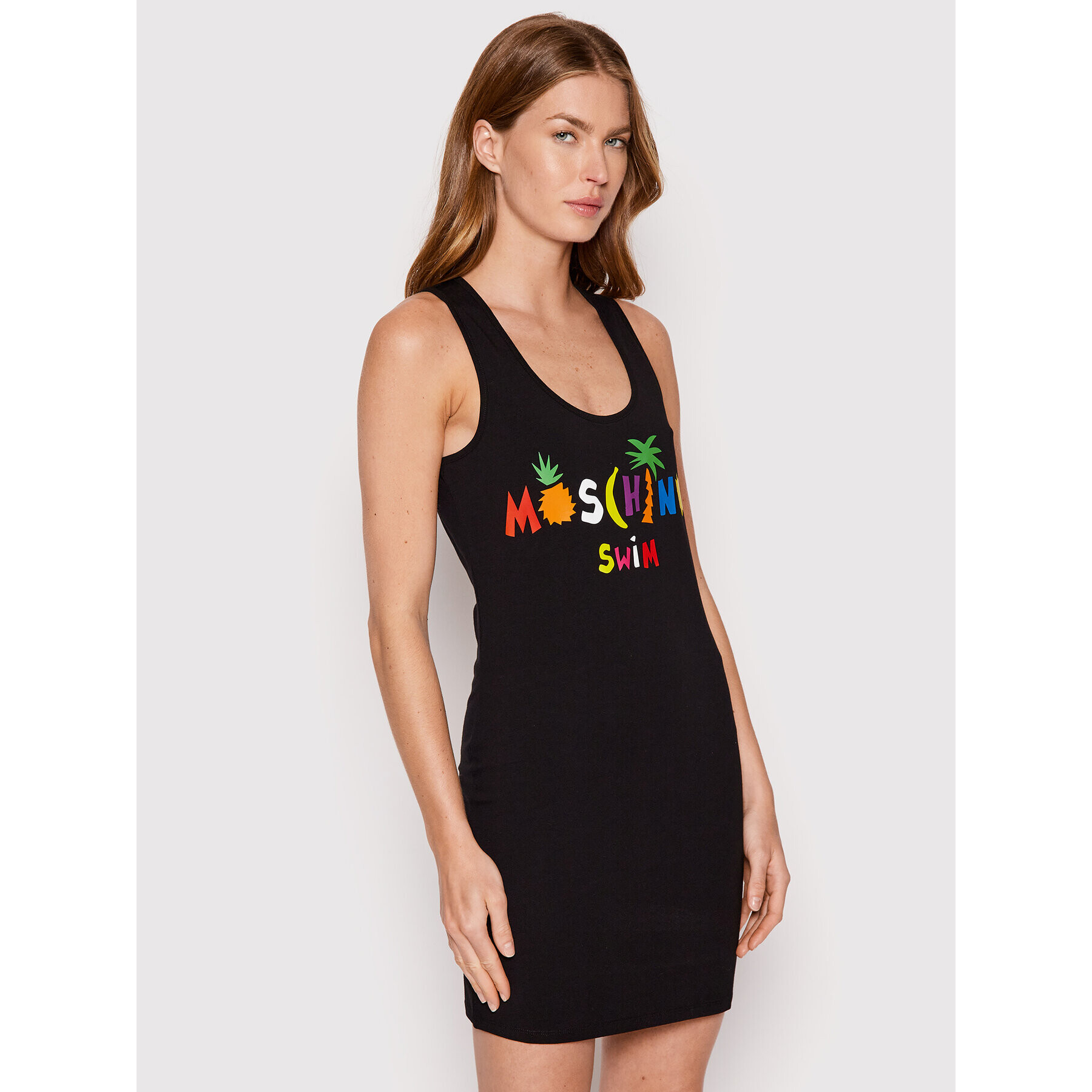 MOSCHINO Underwear & Swim Nyári ruha 6501 2123 Fekete Regular Fit - Pepit.hu