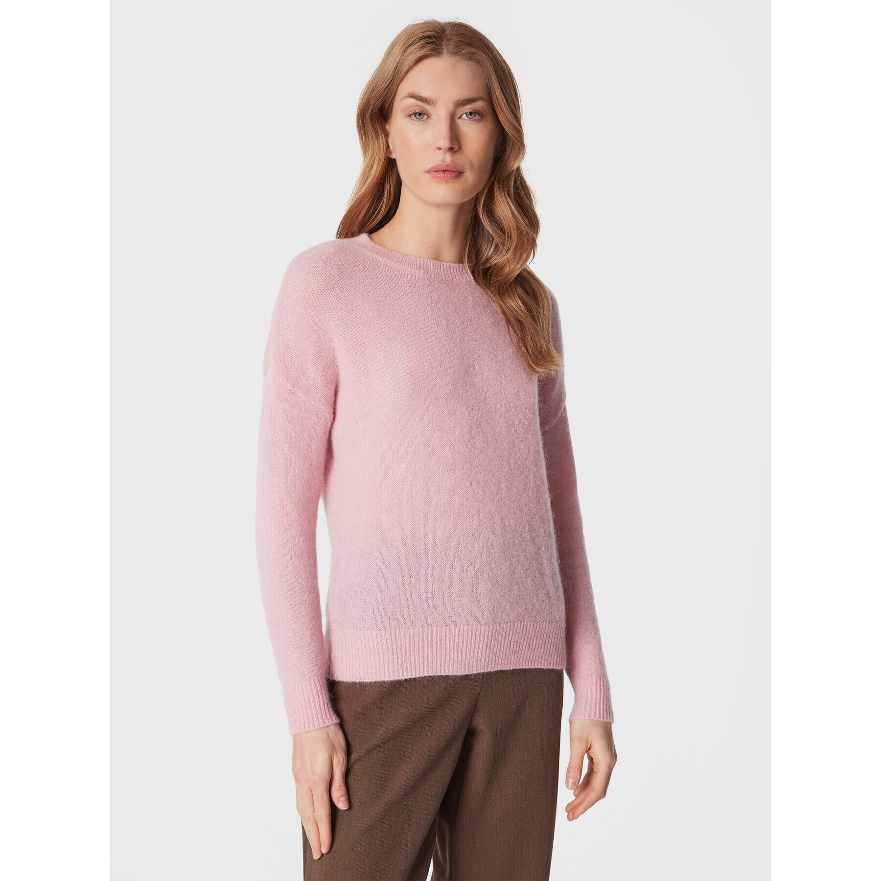 Moss Copenhagen Sweater Femme 17223 Rózsaszín Regular Fit - Pepit.hu