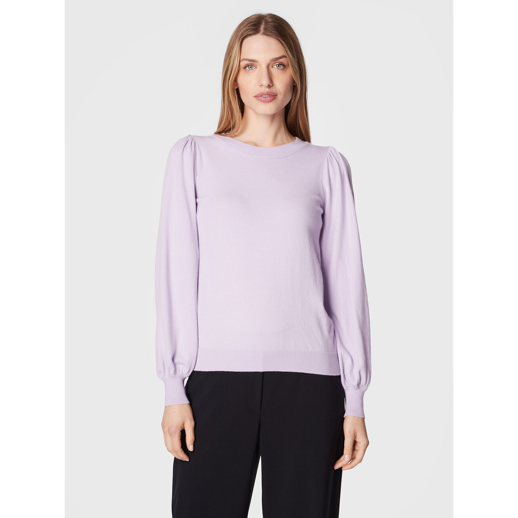 Moss Copenhagen Sweater Rachelle 16873 Lila Regular Fit - Pepit.hu