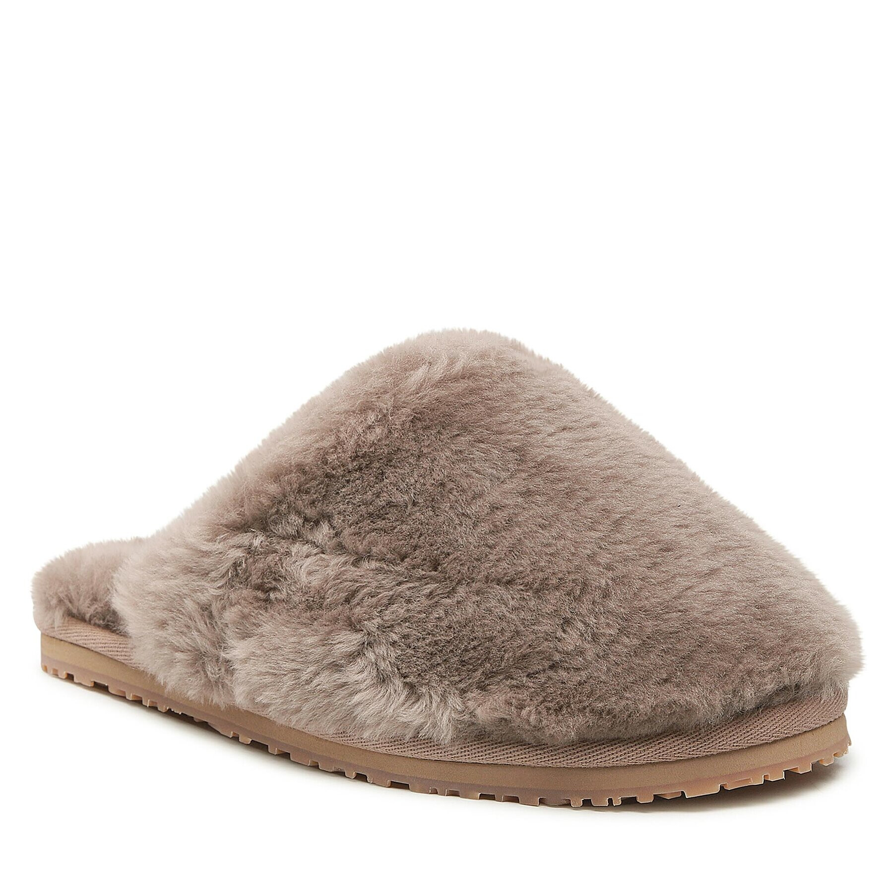 Mou Papucs Closed Toe Sheepskin Fur Slippper FW161000L Bézs - Pepit.hu