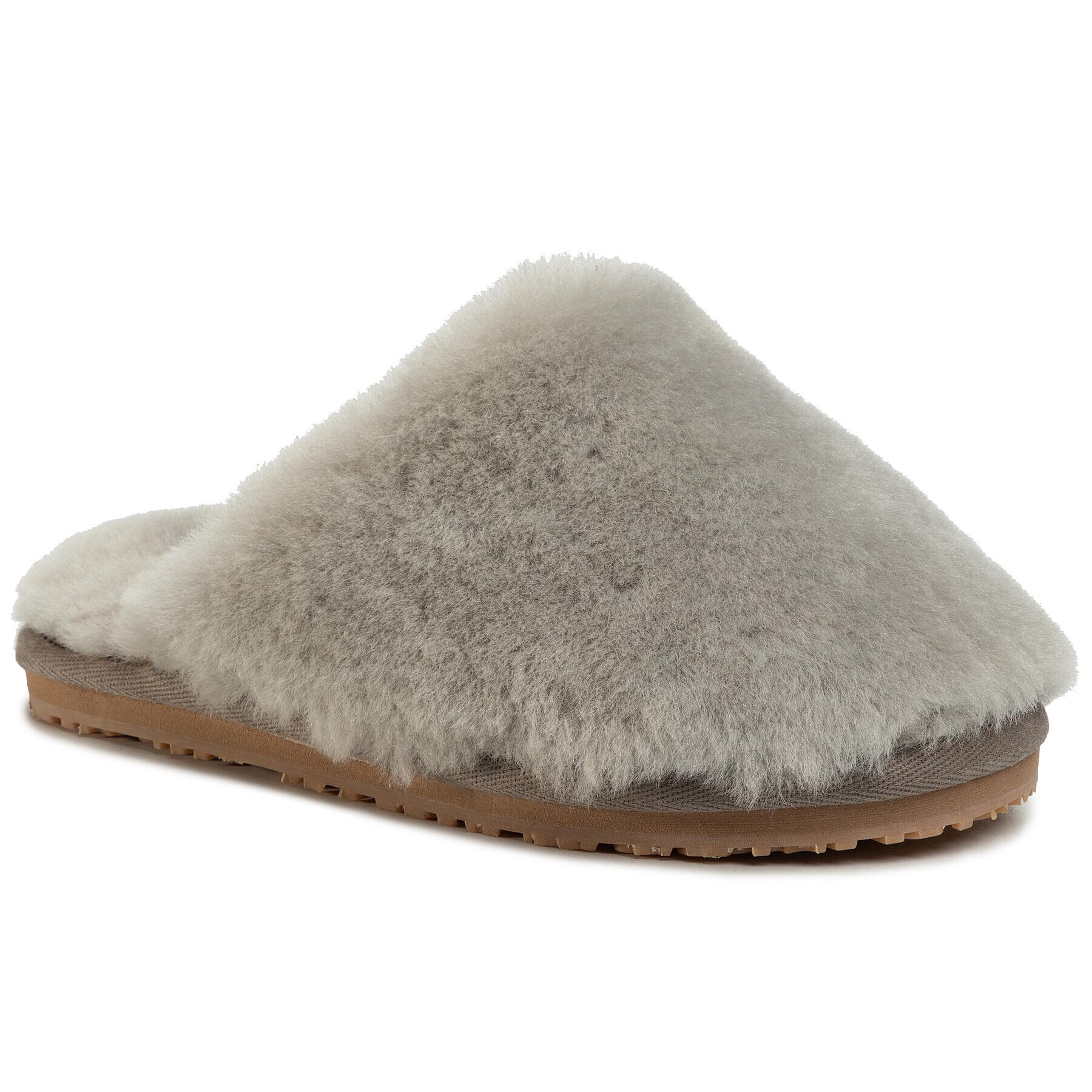 Mou Papucs Closed Toe Sheepskin Slipper Szürke - Pepit.hu