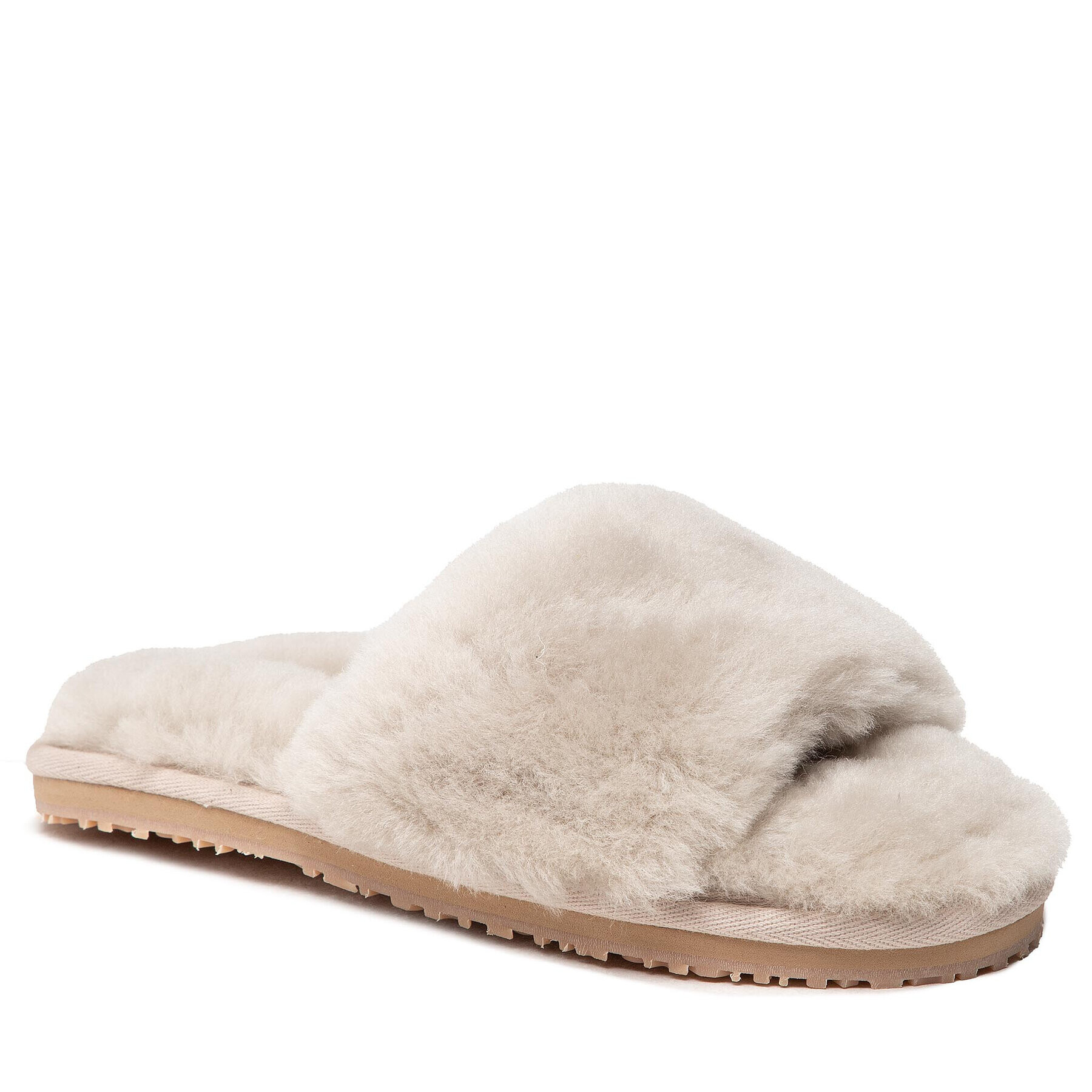 Mou Papucs Sheepskin Fur Slide Slipper FW161001L Bézs - Pepit.hu