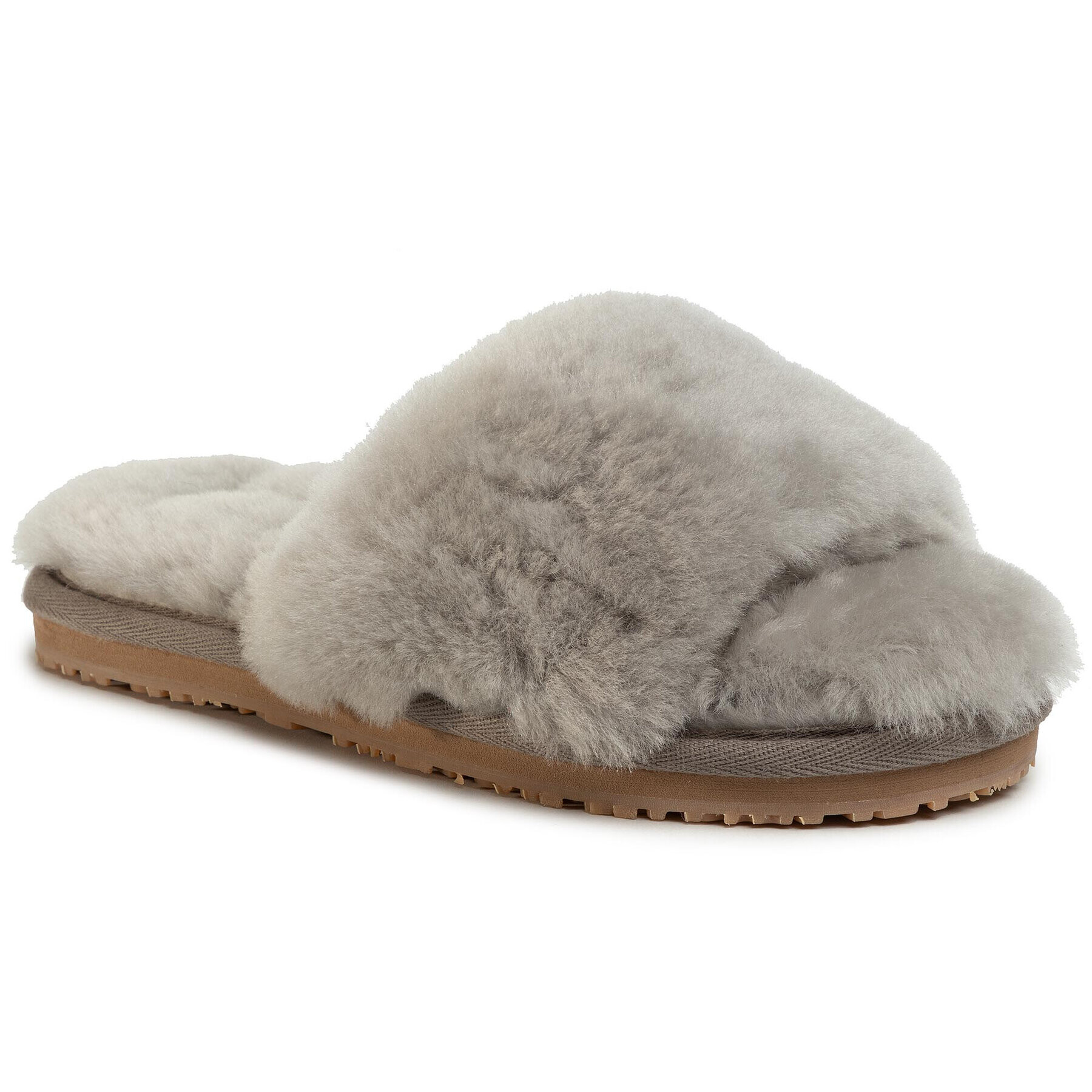 Mou Papucs Sheepskin Fur Slide Slipper FW161001L Szürke - Pepit.hu