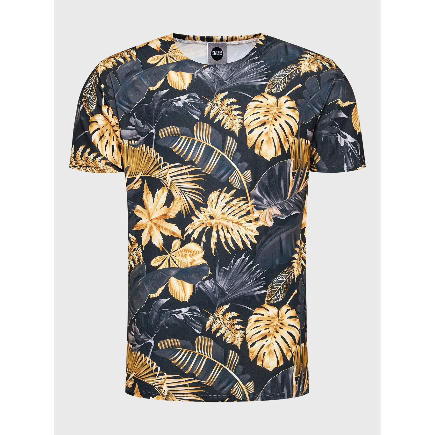 Mr. GUGU & Miss GO Póló Unisex Golden Tropic Színes Regular Fit - Pepit.hu