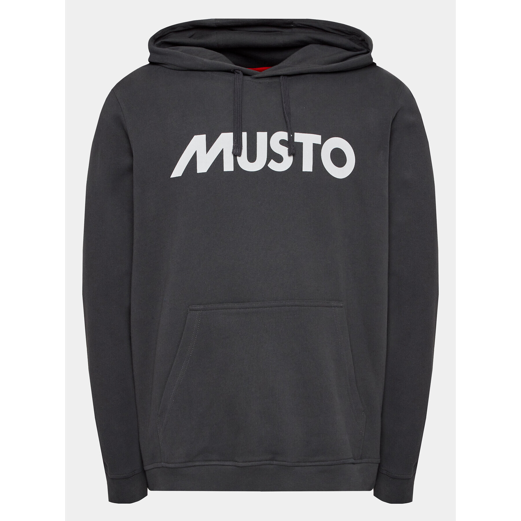 Musto Pulóver Logo 82446 Szürke Regular Fit - Pepit.hu