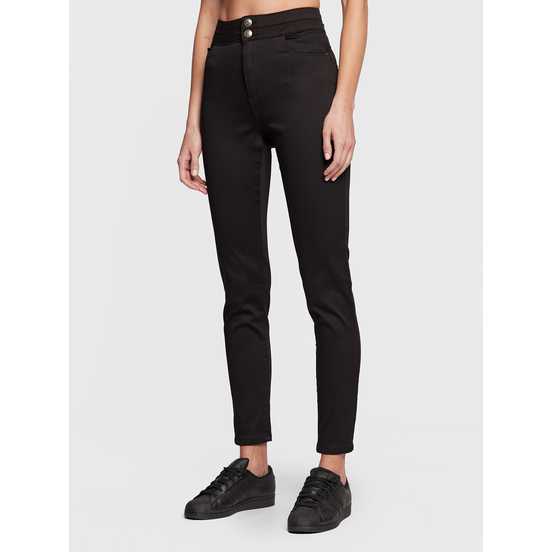 NAF NAF Farmer Power THNP2 Fekete Skinny Fit - Pepit.hu