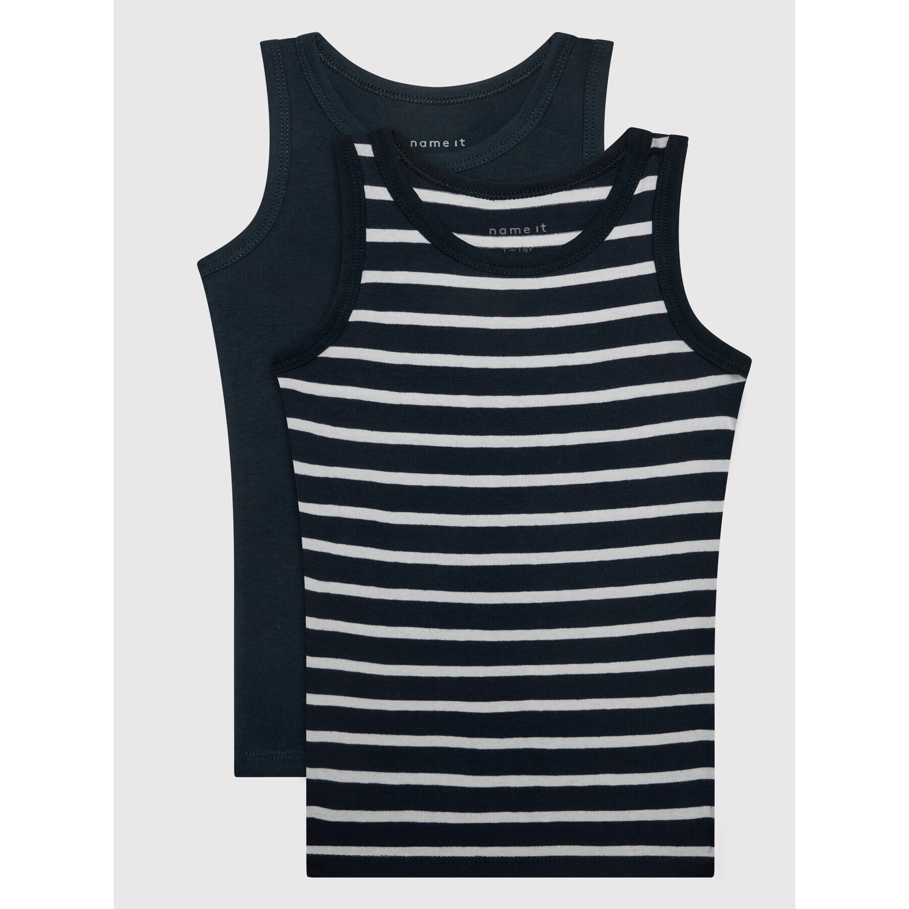 NAME IT 2 db-os felső szett Tank Top 2P 13193164 Sötétkék Regular Fit - Pepit.hu