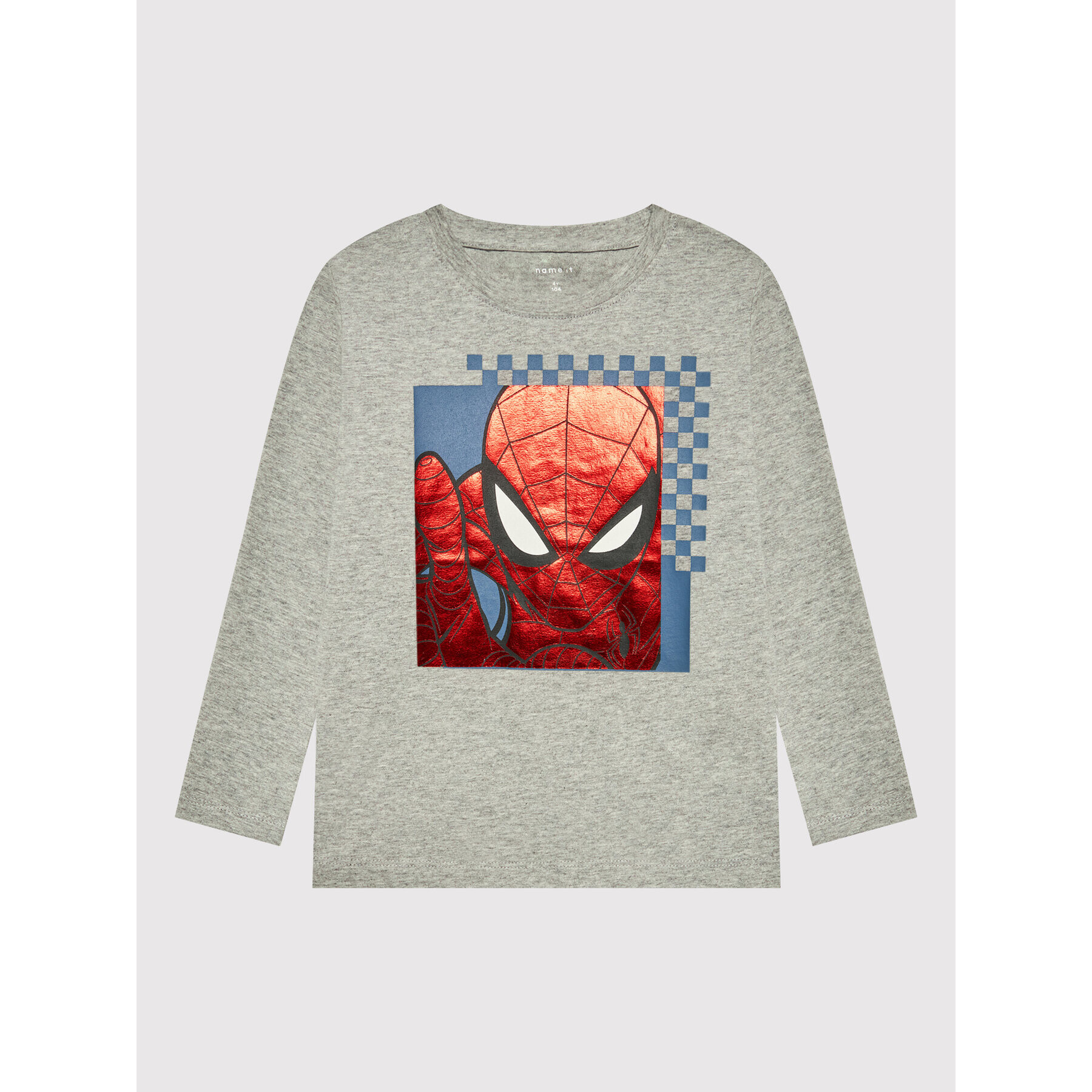 NAME IT Blúz MARVEL 13198897 Szürke Regular Fit - Pepit.hu