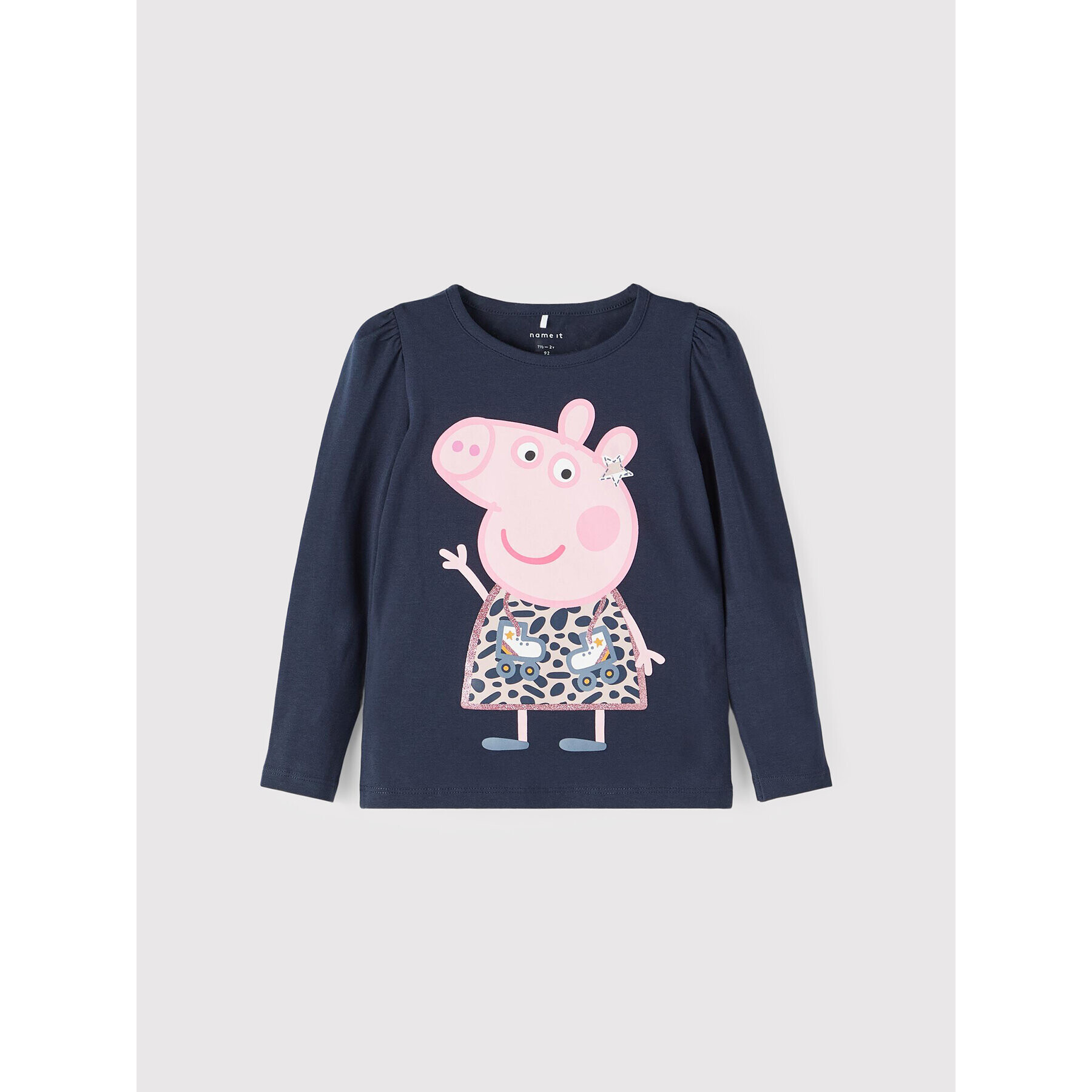 NAME IT Blúz PEPPA PIG 13205219 Sötétkék Regular Fit - Pepit.hu