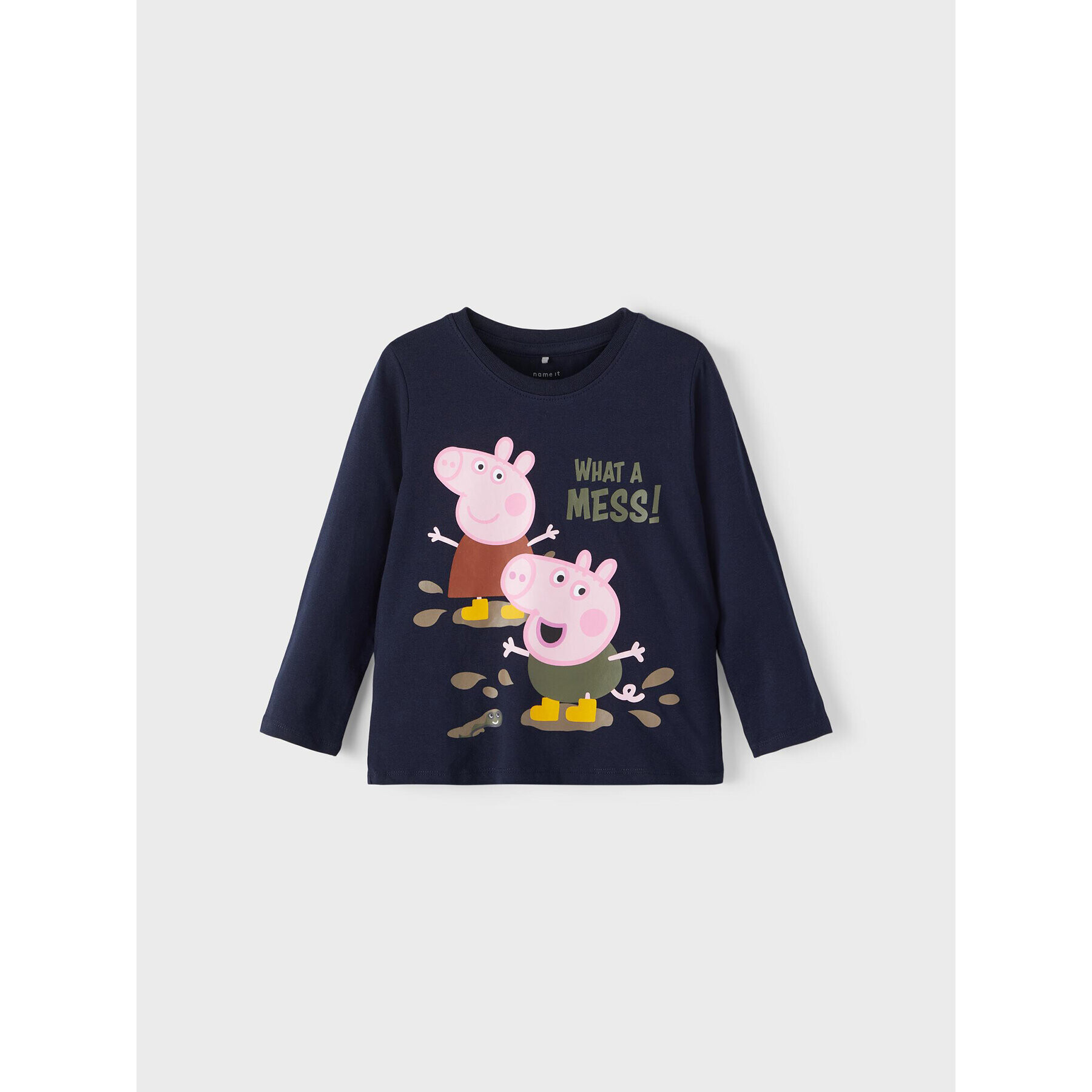 NAME IT Blúz PEPPA PIG 13208030 Sötétkék Regular Fit - Pepit.hu