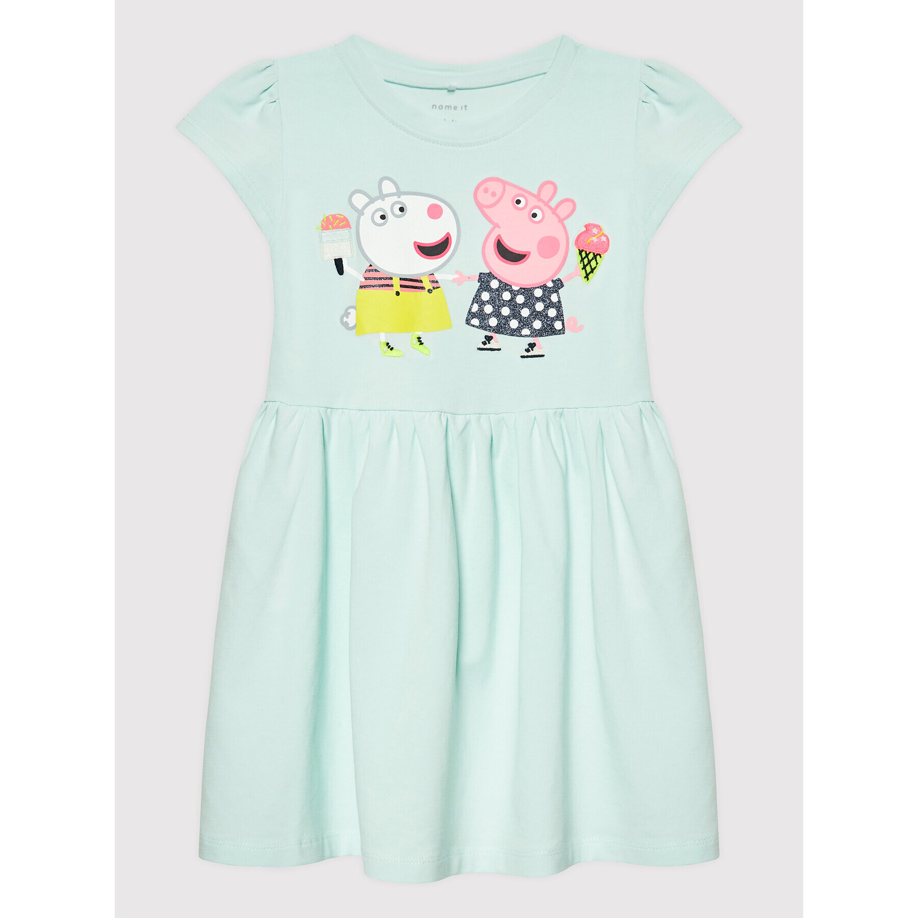 NAME IT Hétköznapi ruha PEPPA PIG 13201306 Zöld Regular Fit - Pepit.hu