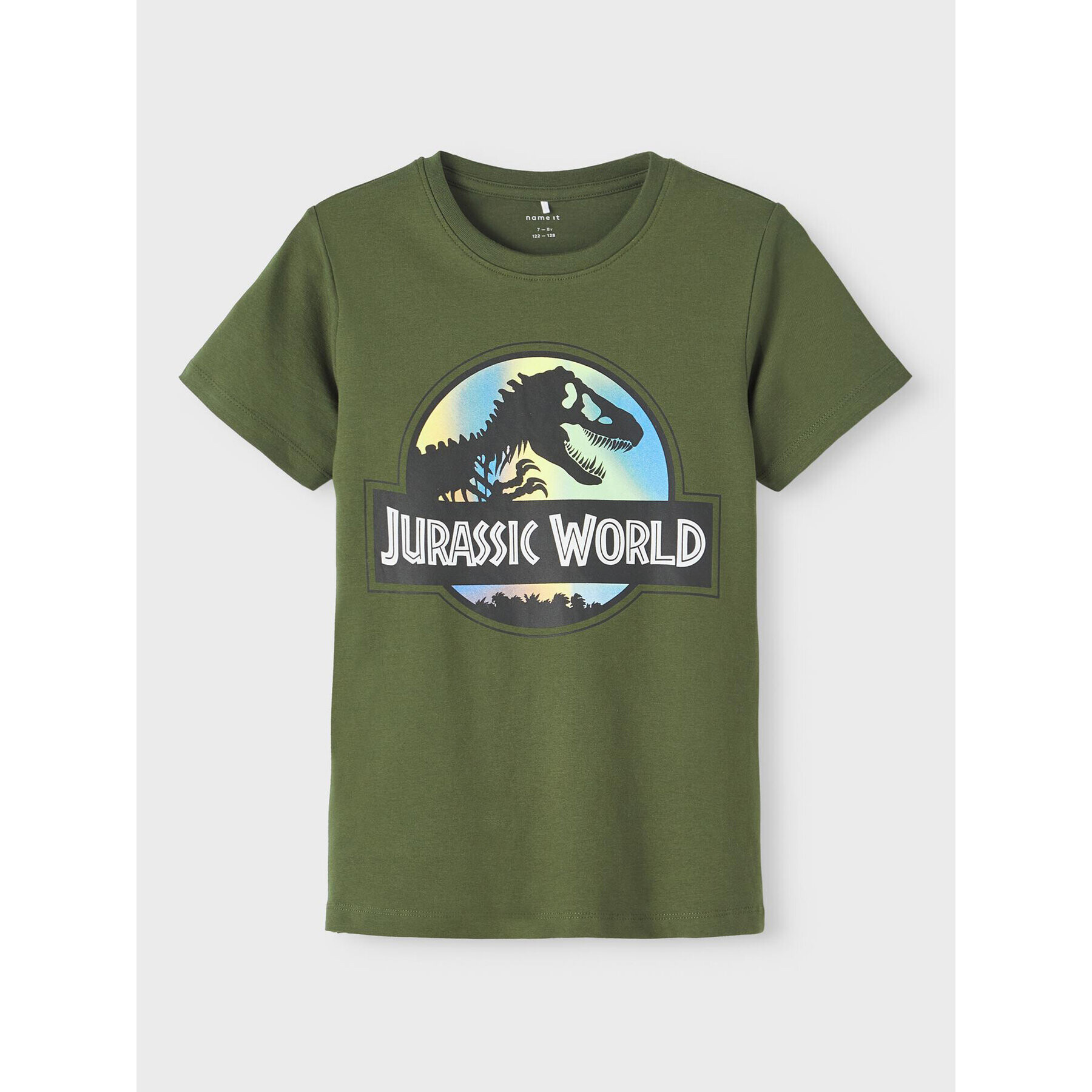 NAME IT Póló Jurassic World 13219935 Zöld Regular Fit - Pepit.hu