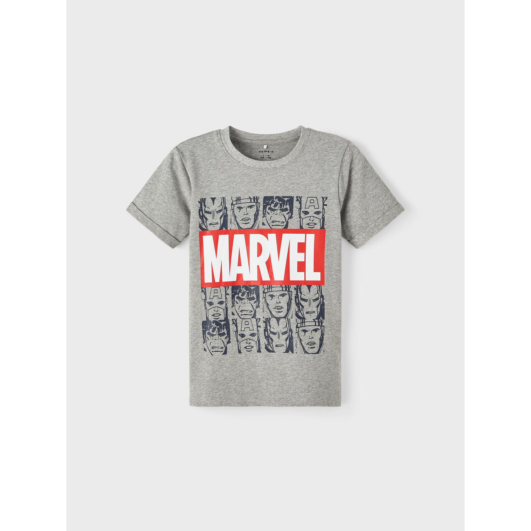 NAME IT Póló MARVEL 13215747 Szürke Regular Fit - Pepit.hu