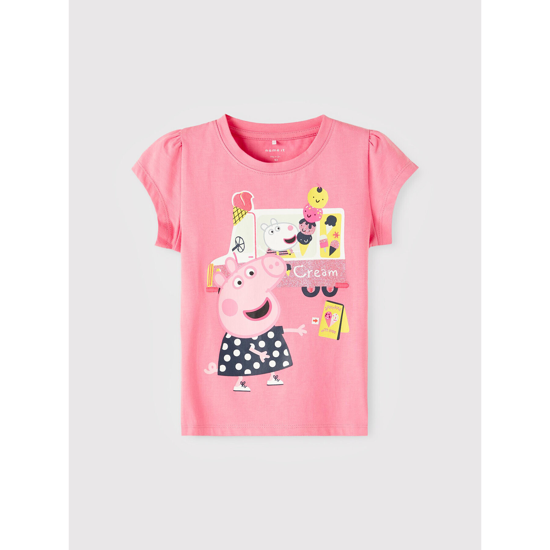 NAME IT Póló PEPPA PIG 13201304 Rózsaszín Regular Fit - Pepit.hu