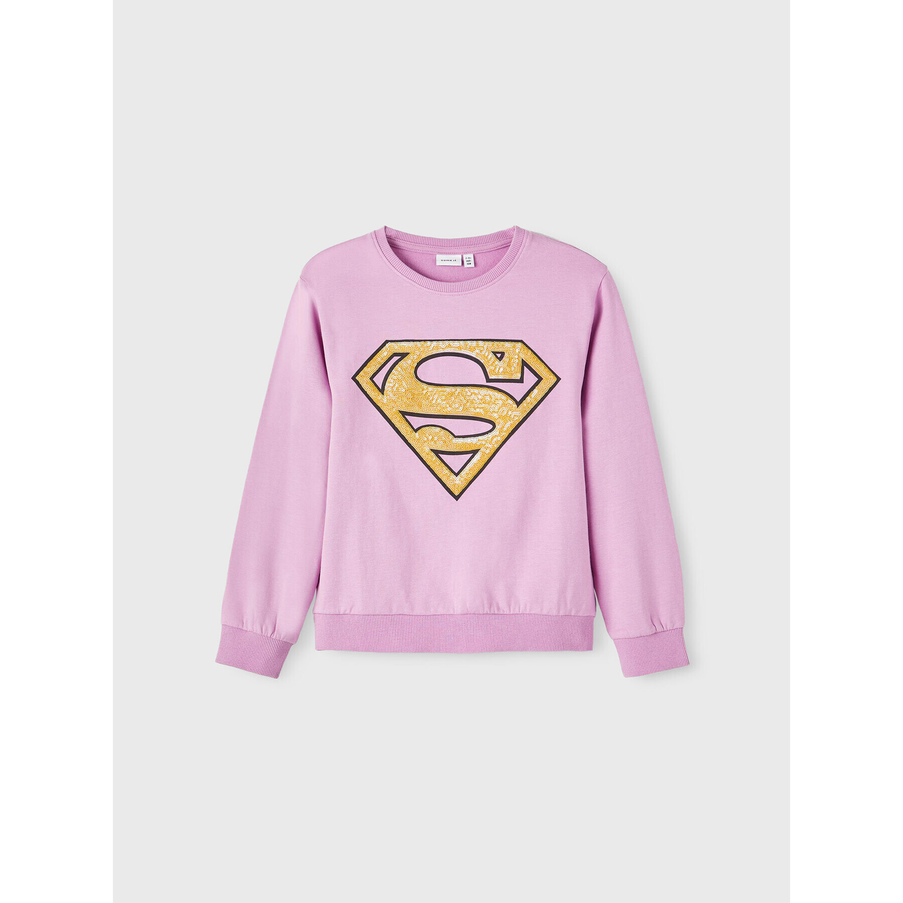 NAME IT Pulóver JUSTICE LEAGUE 13208242 Lila Loose Fit - Pepit.hu