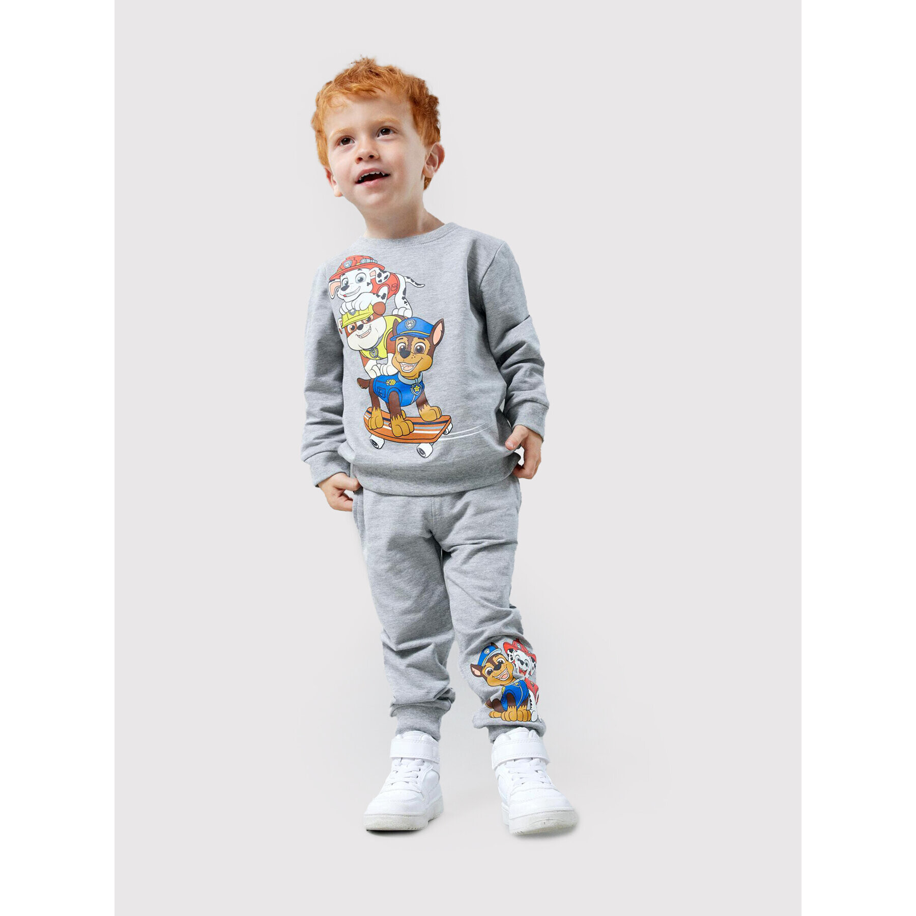 NAME IT Pulóver PAW PATROL 13205312 Szürke Regular Fit - Pepit.hu