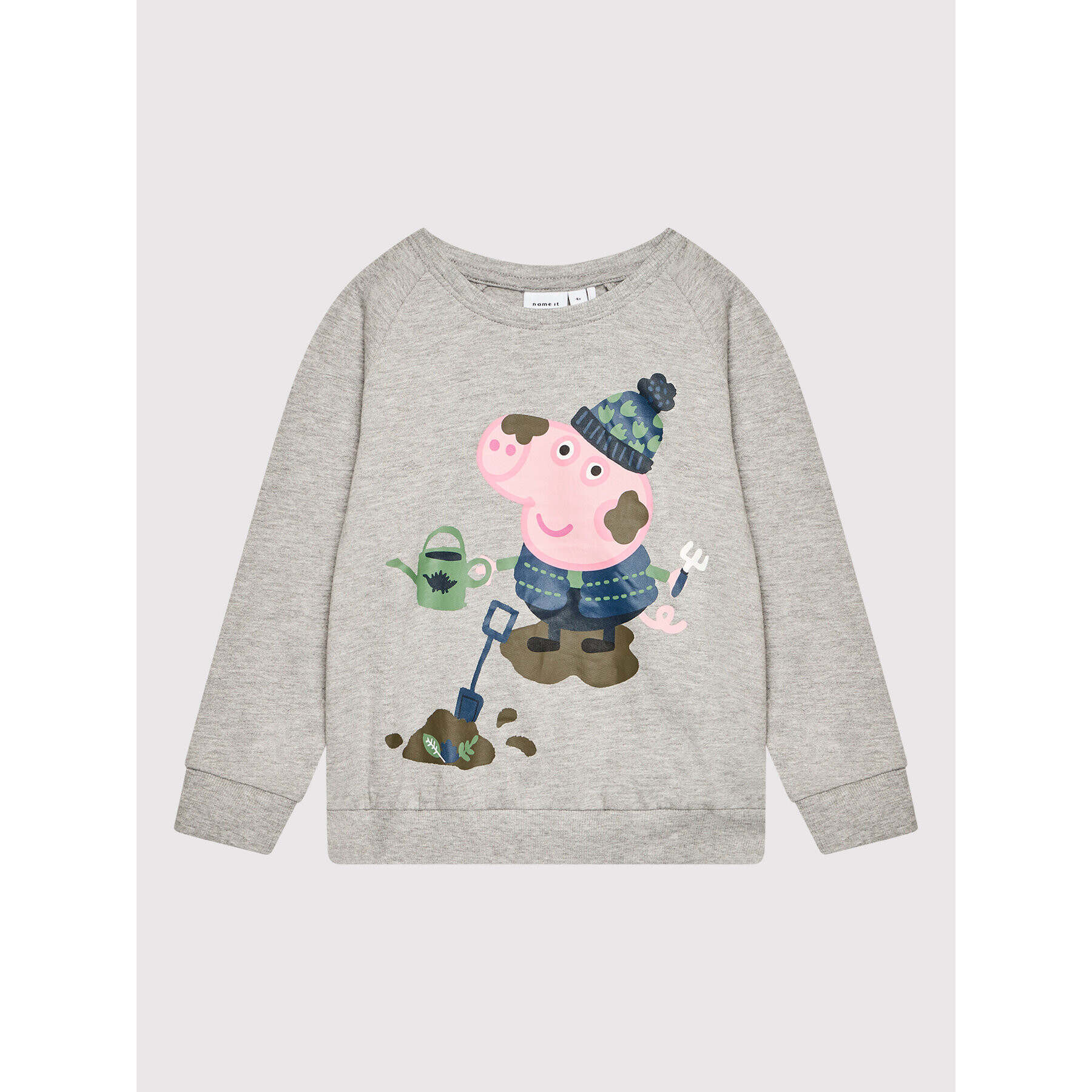 NAME IT Pulóver PEPPA PIG 13198881 Szürke Regular Fit - Pepit.hu