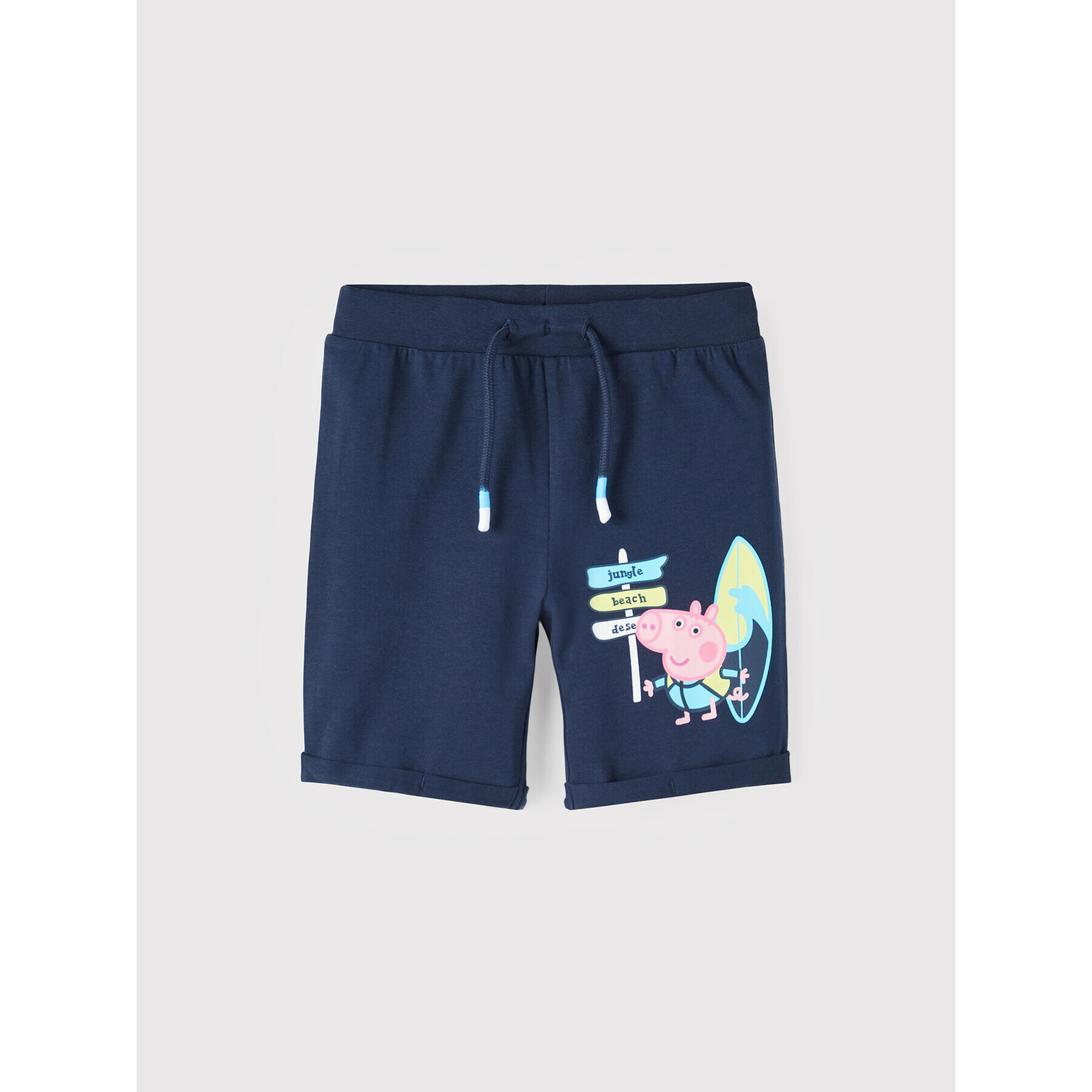 NAME IT Sport rövidnadrág PEPPA PIG 13201345 Sötétkék Regular Fit - Pepit.hu