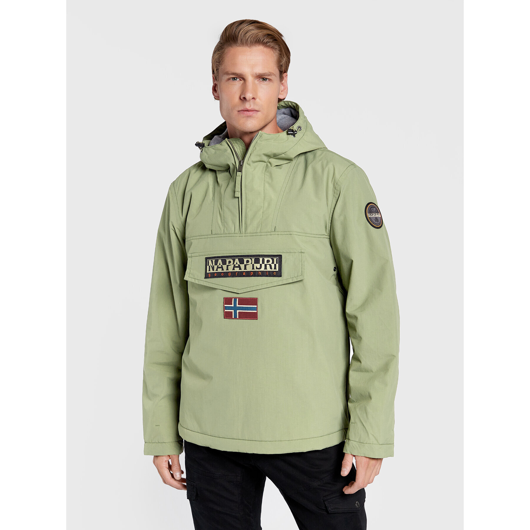 Napapijri Anorák Rainforest Winter 3 NP0A4GMC Zöld Regular Fit - Pepit.hu