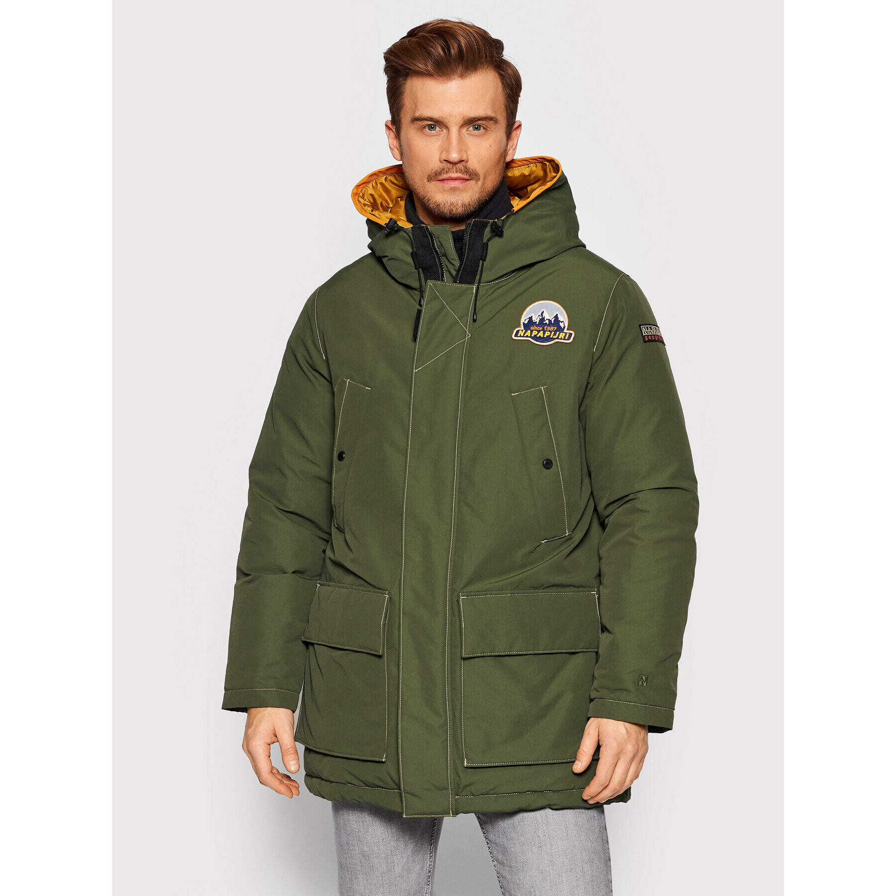 Napapijri Parka Asther NP0A4FLI Zöld Regular Fit - Pepit.hu