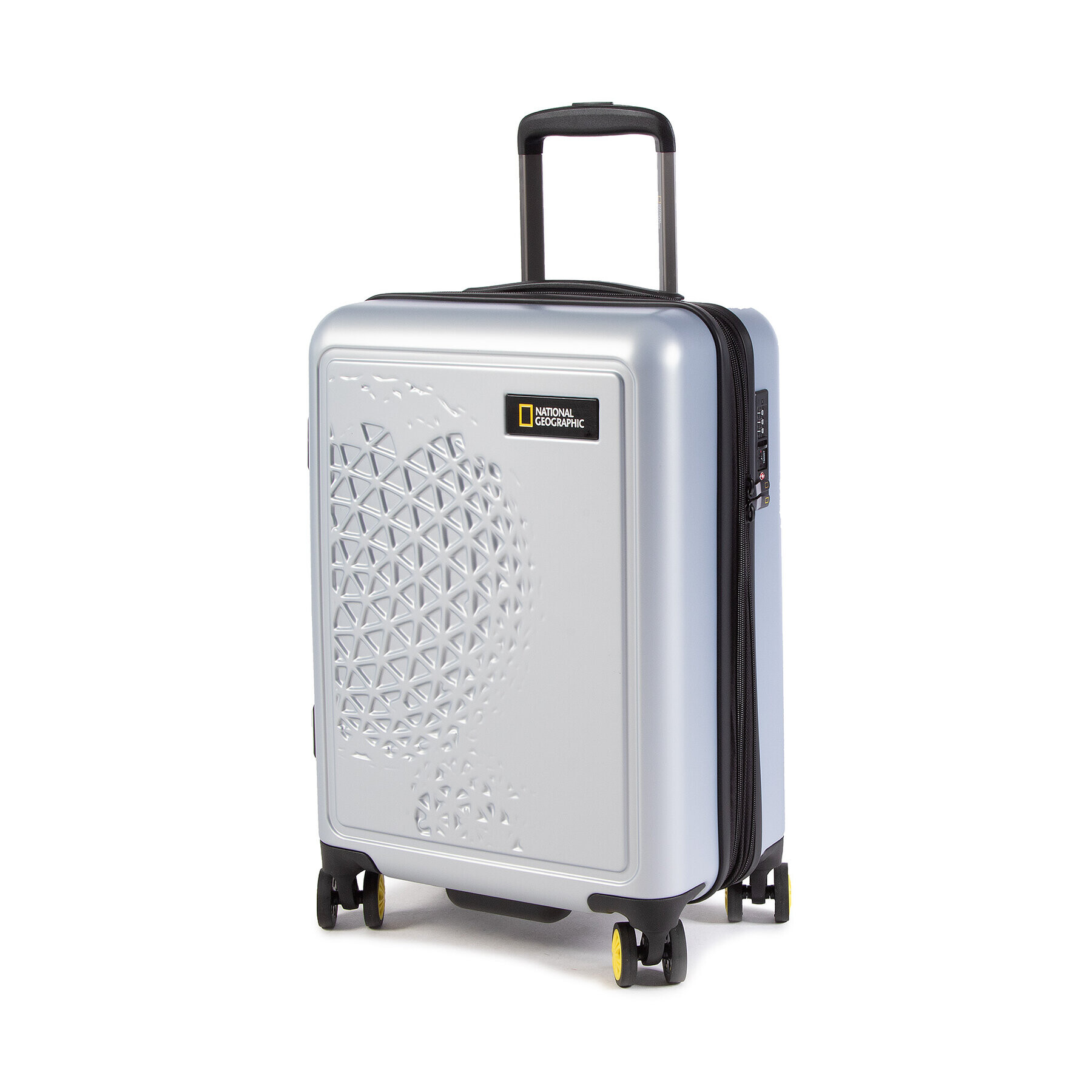 National Geographic Kis kemény borítású bőrönd Luggage N162HA.49.23 Ezüst - Pepit.hu