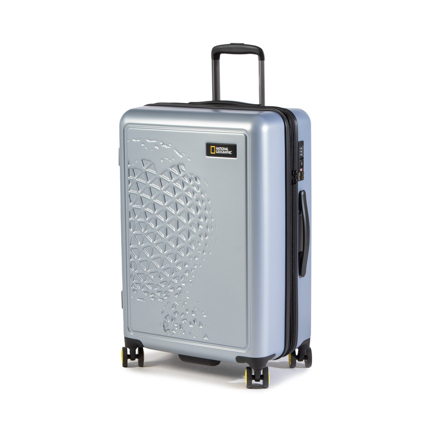 National Geographic Közepes keményfedelű bőrönd Luggage N162HA.60.23 Ezüst - Pepit.hu