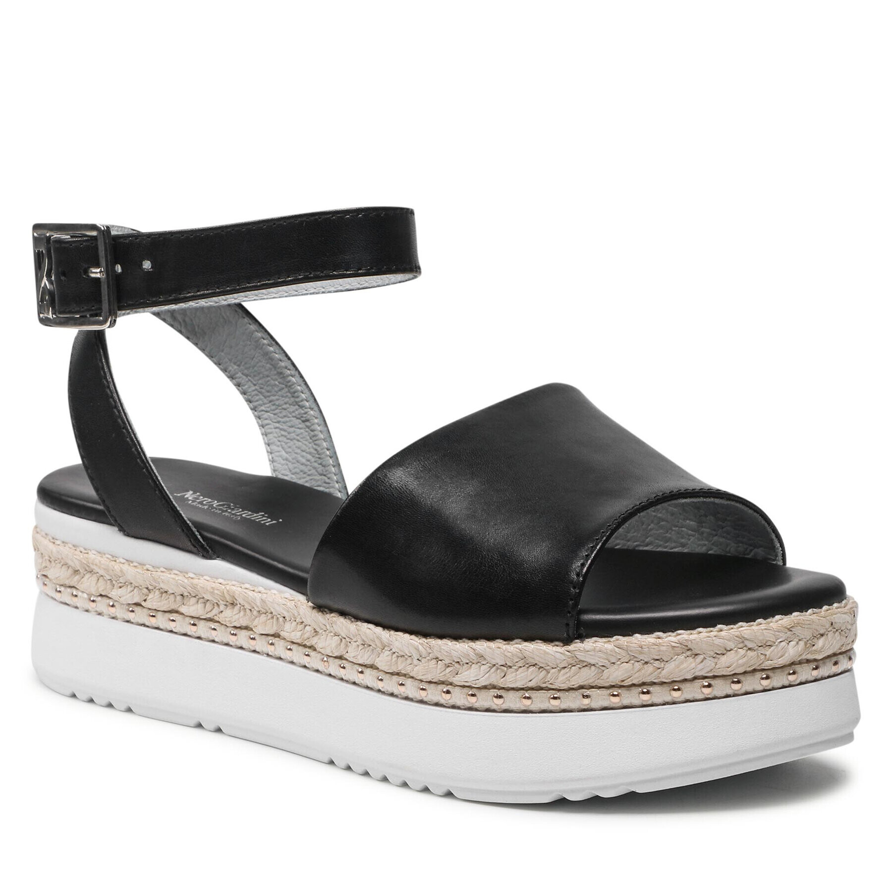 Nero Giardini Espadrilles E218830D Fekete - Pepit.hu